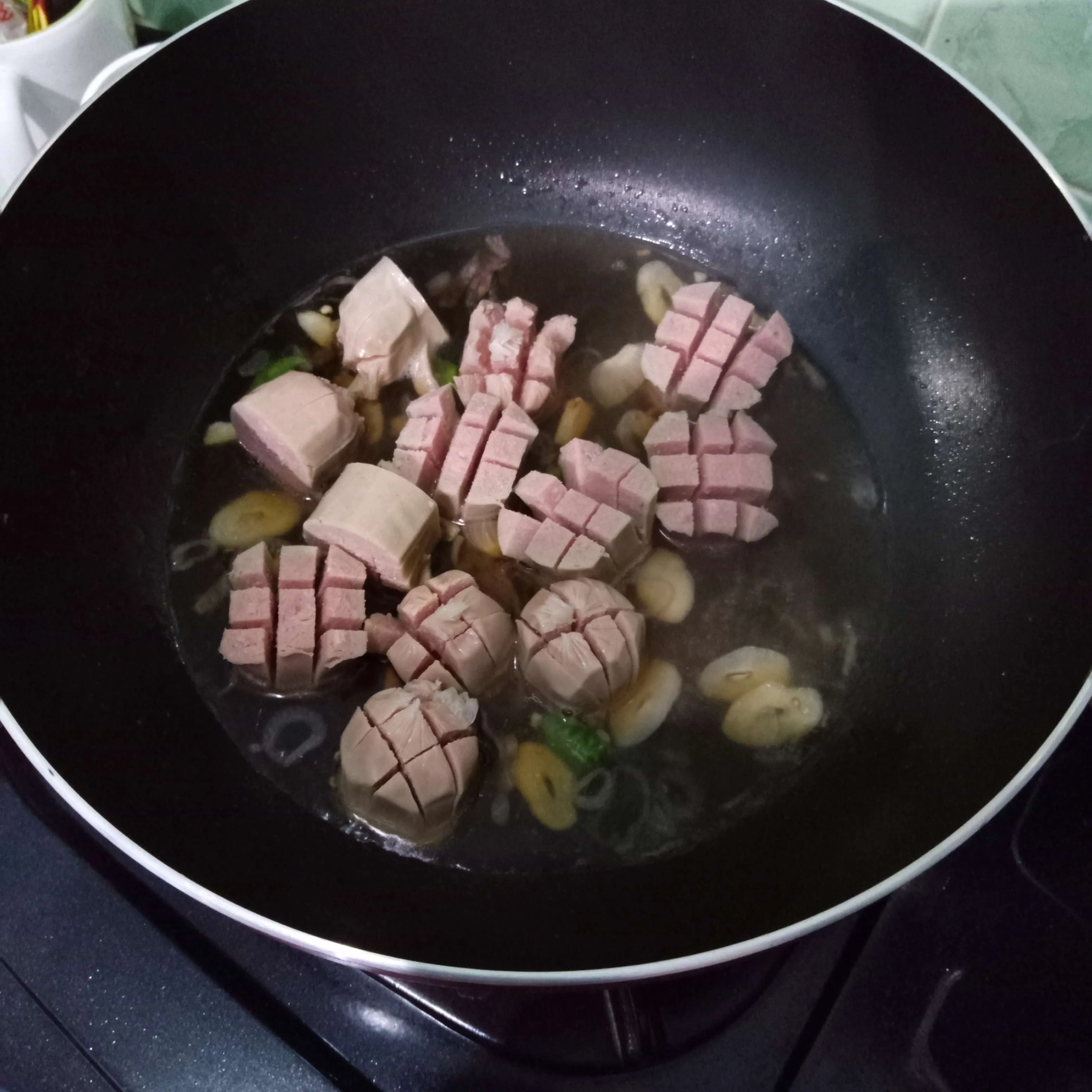 Step 4 Sosis Mekar Bumbu Iris