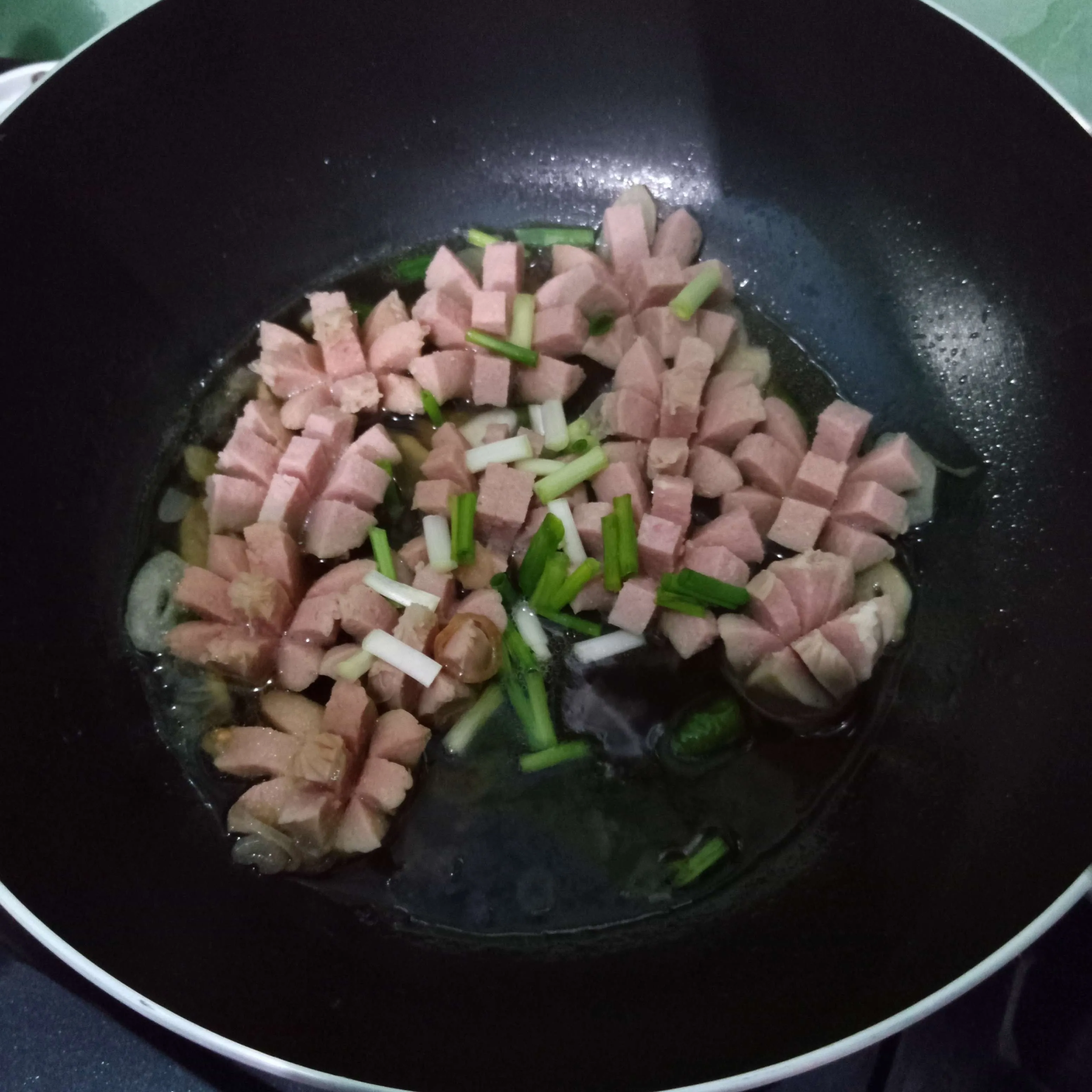 Step 5 Sosis Mekar Bumbu Iris