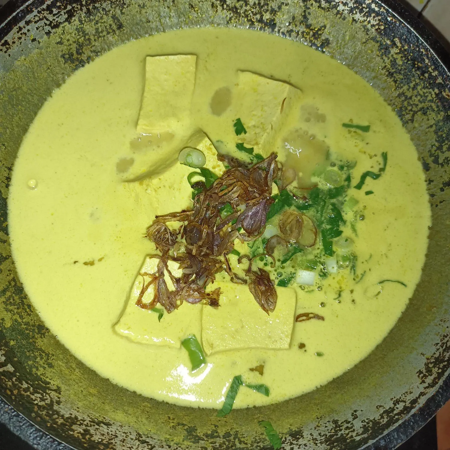 Step 4 Tahu Telur Puyuh Kuah Santan