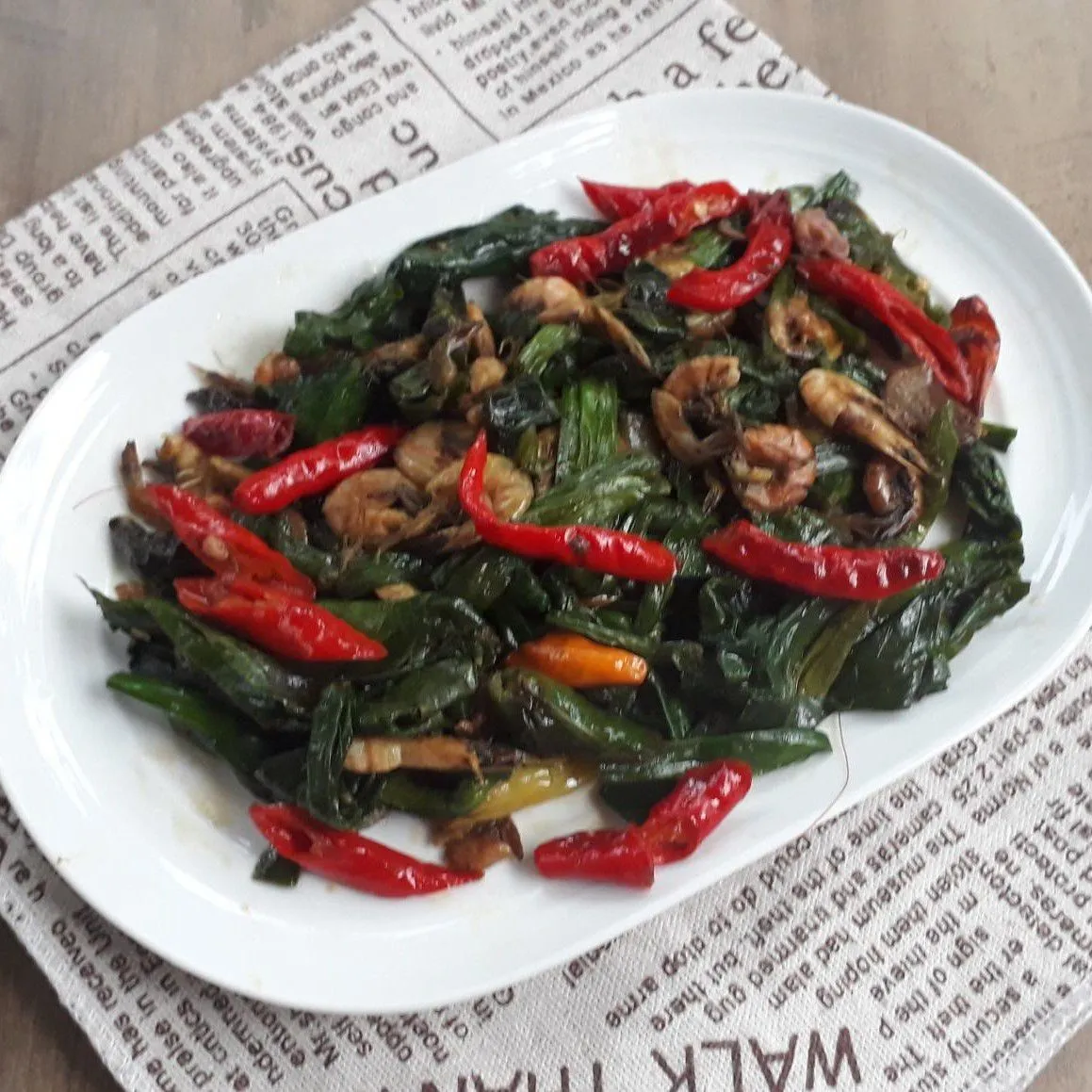 Step 5 Tumis Genjer Udang