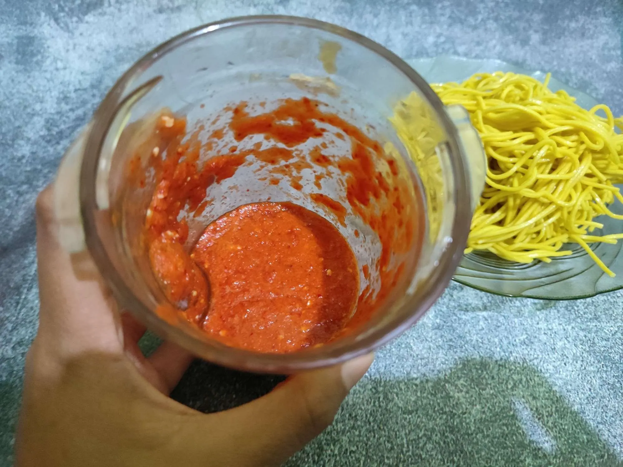 Step 1 Mie Goreng Padang