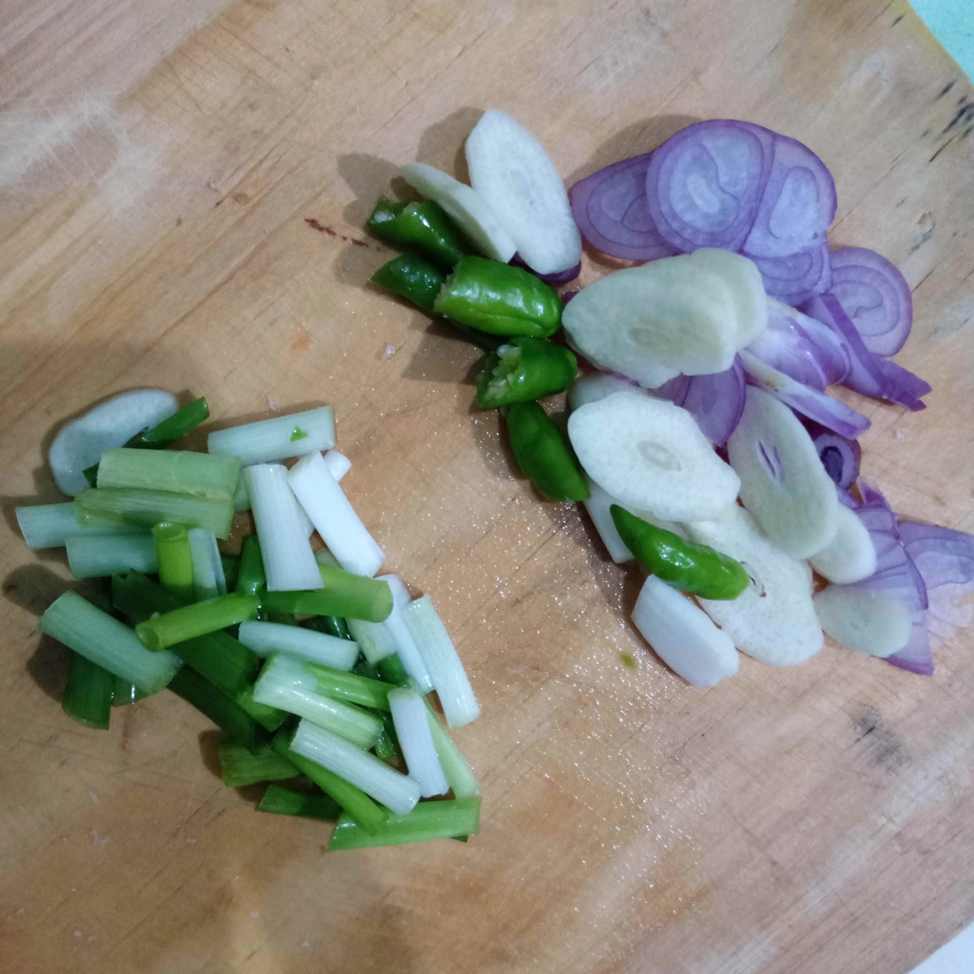 Step 2 Sosis Mekar Bumbu Iris