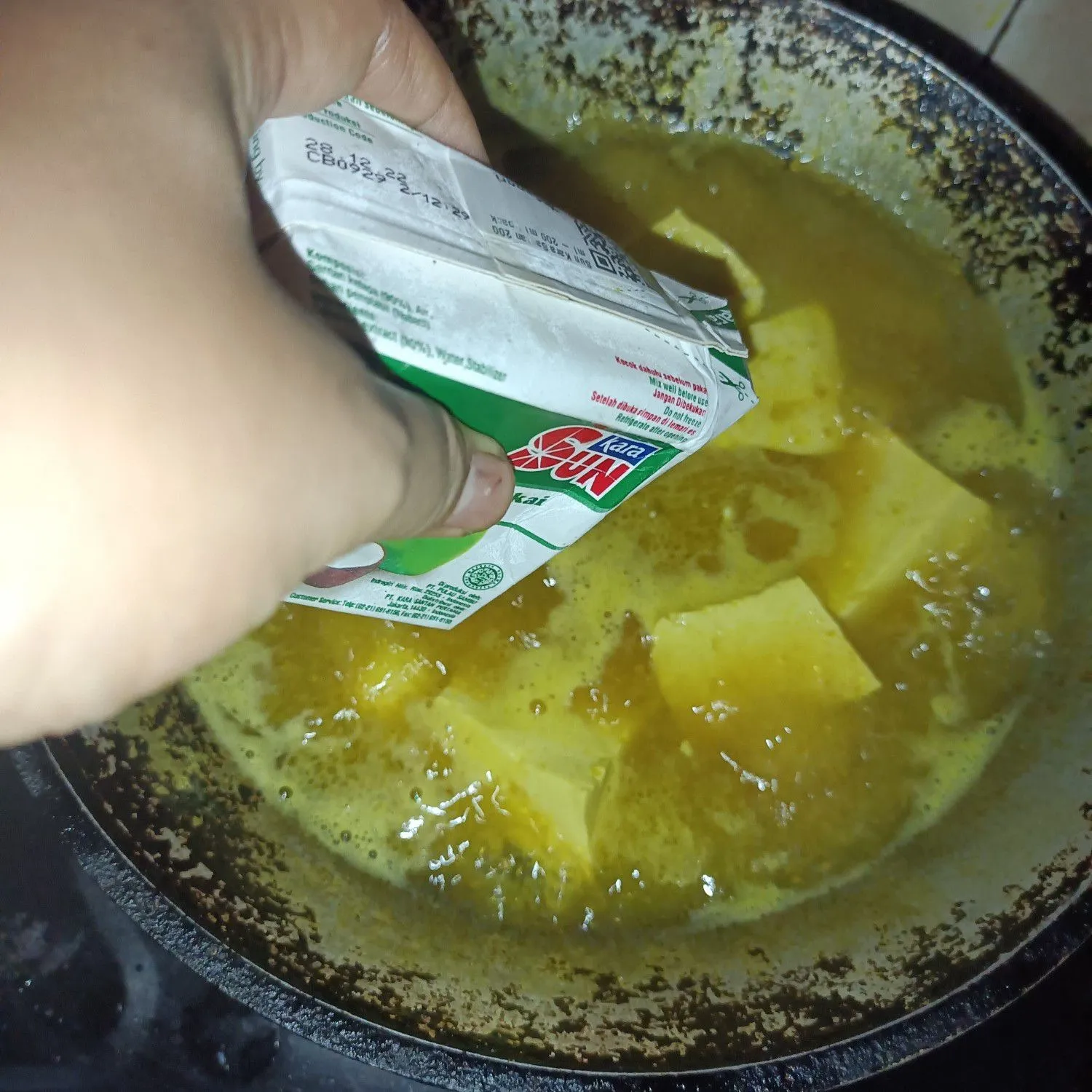 Step 3 Tahu Telur Puyuh Kuah Santan
