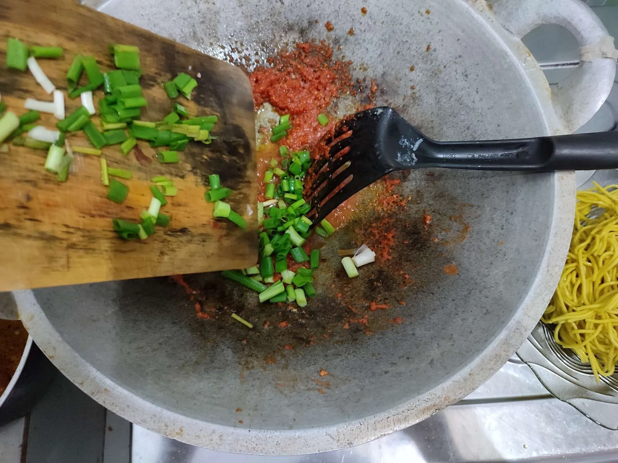 Step 3 Mie Goreng Padang