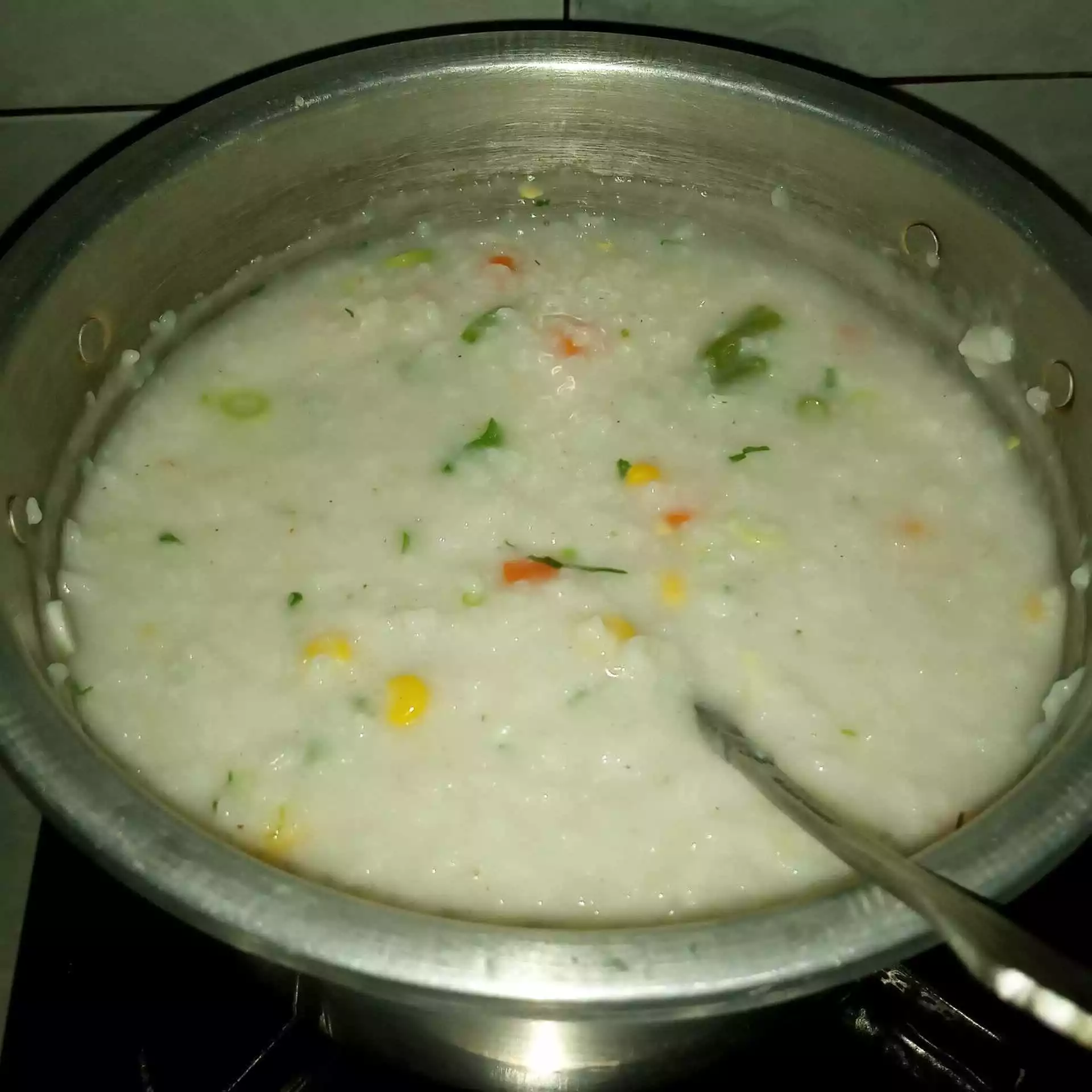 Step 5 Bubur Sop Berempah