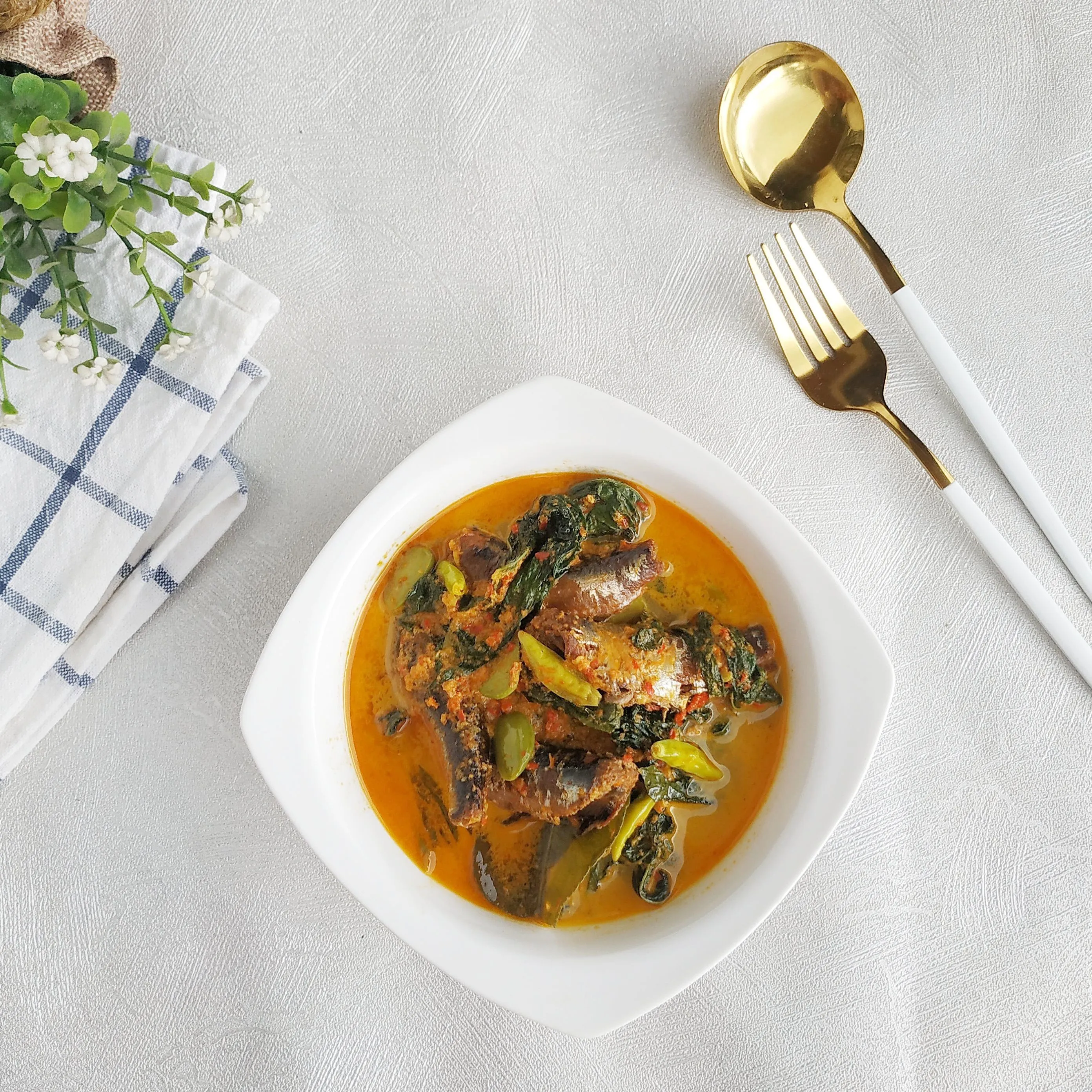 Step 7 Gulai Sarden Pucuk Ubi