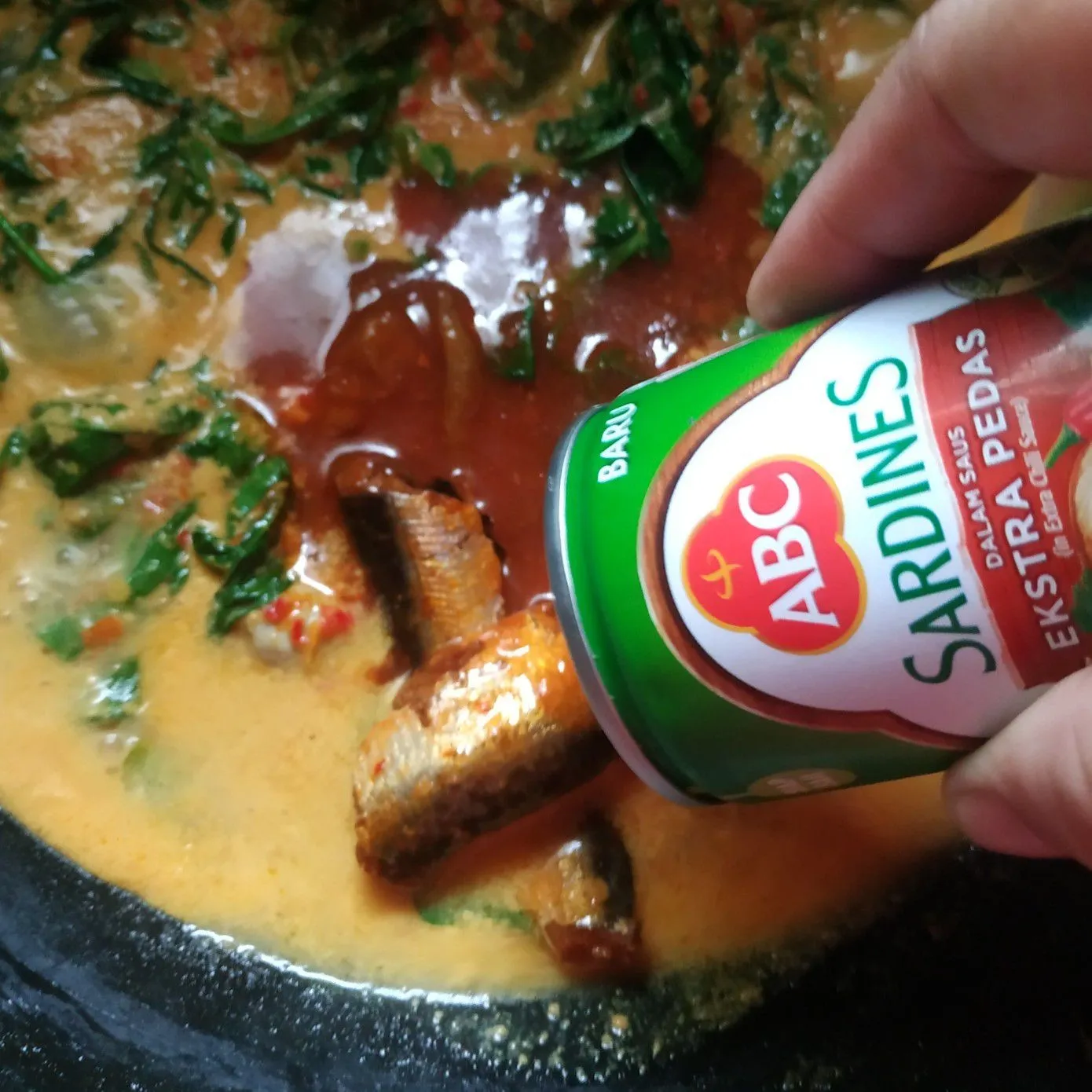 Step 5 Gulai Sarden Pucuk Ubi