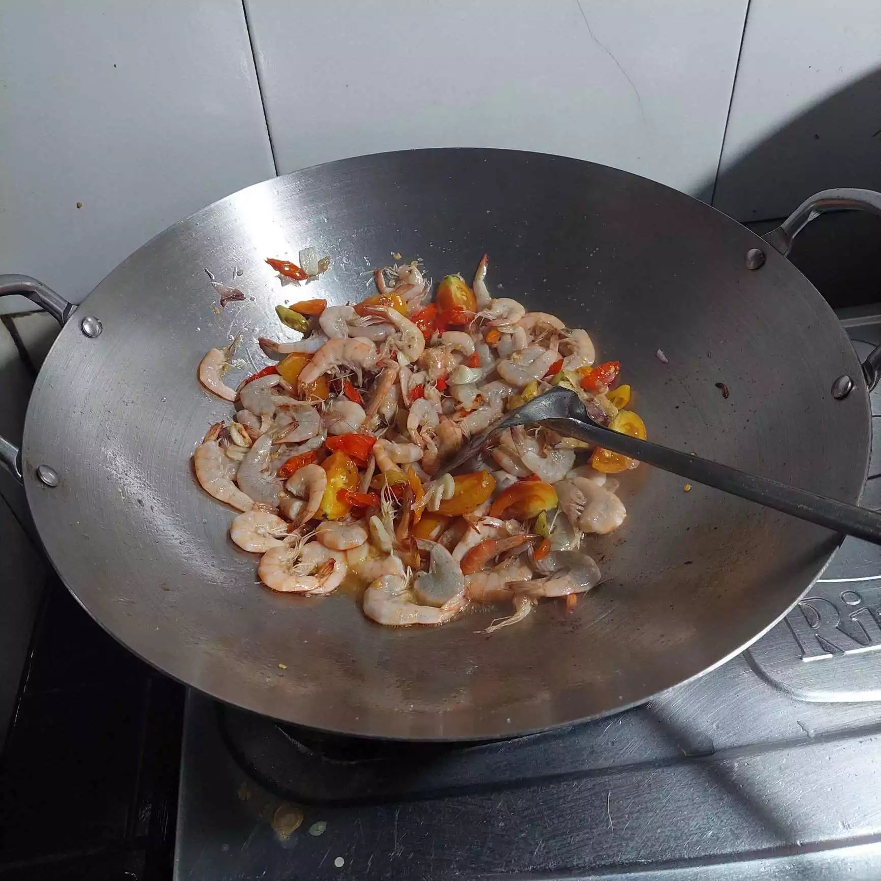 Step 4 Tumis Kangkung Udang