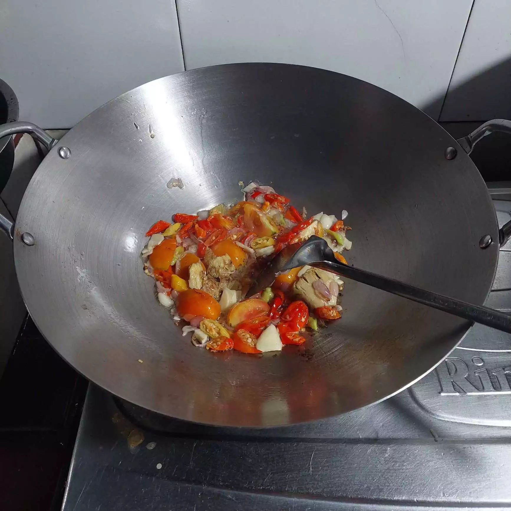 Step 3 Tumis Kangkung Udang