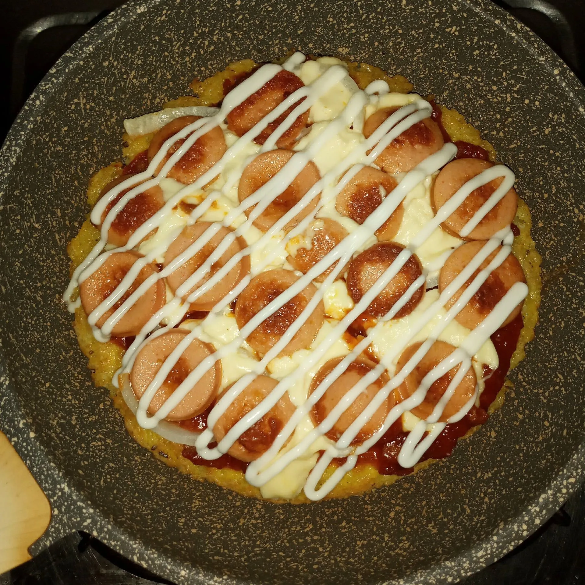Step 6 Pizza Nasi