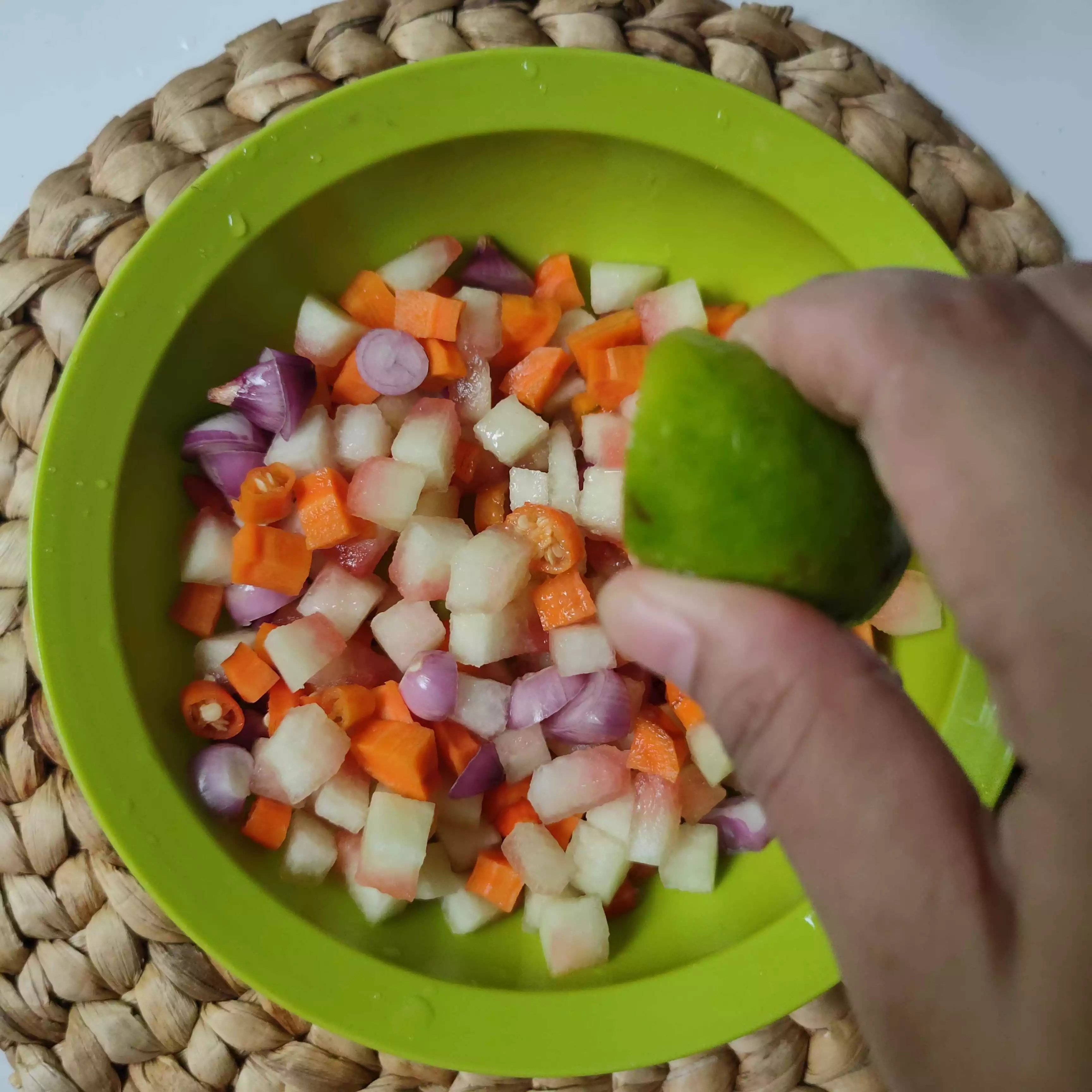 Step 5 Acar Kulit Semangka