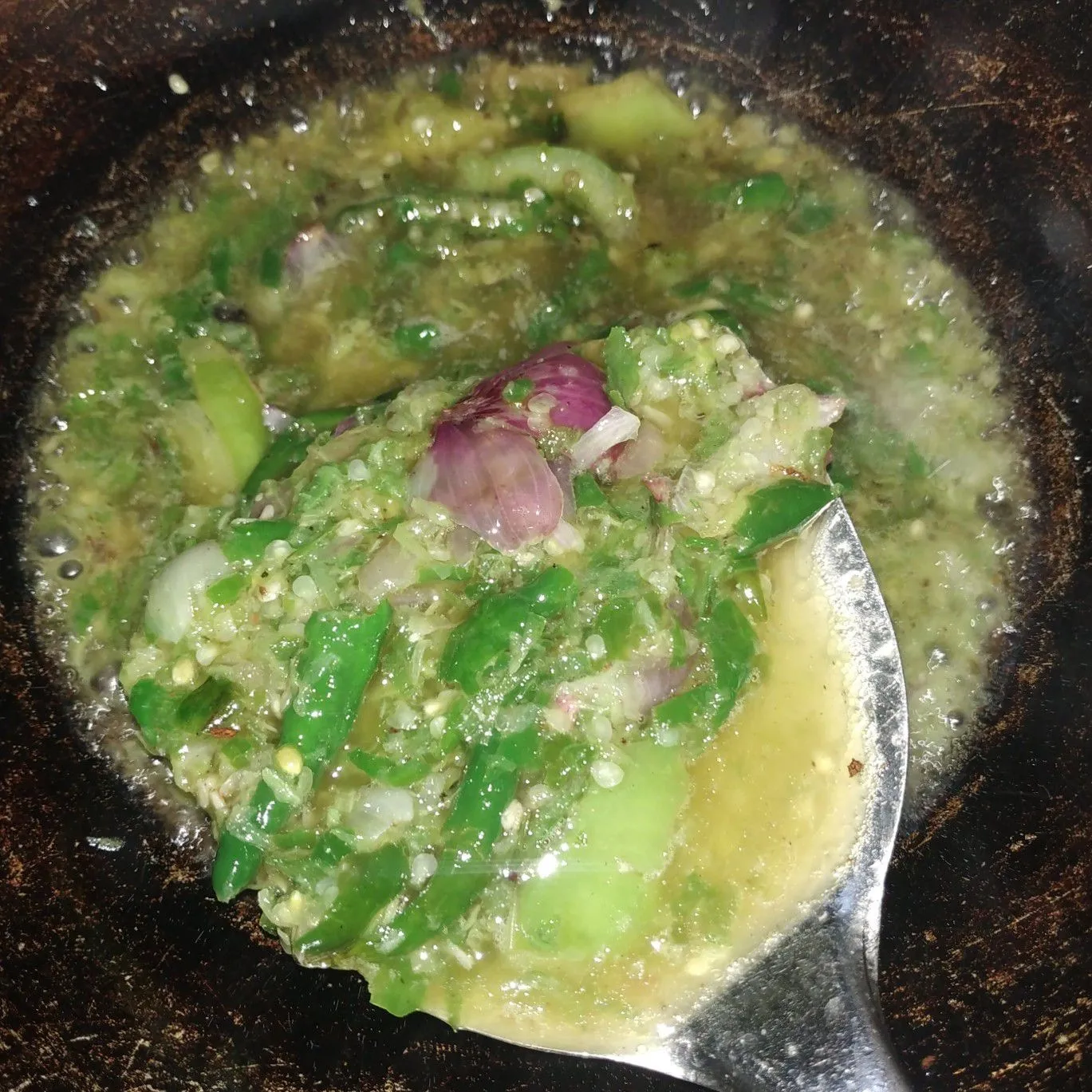 Step 4 Ayam Goreng Lado Ijo