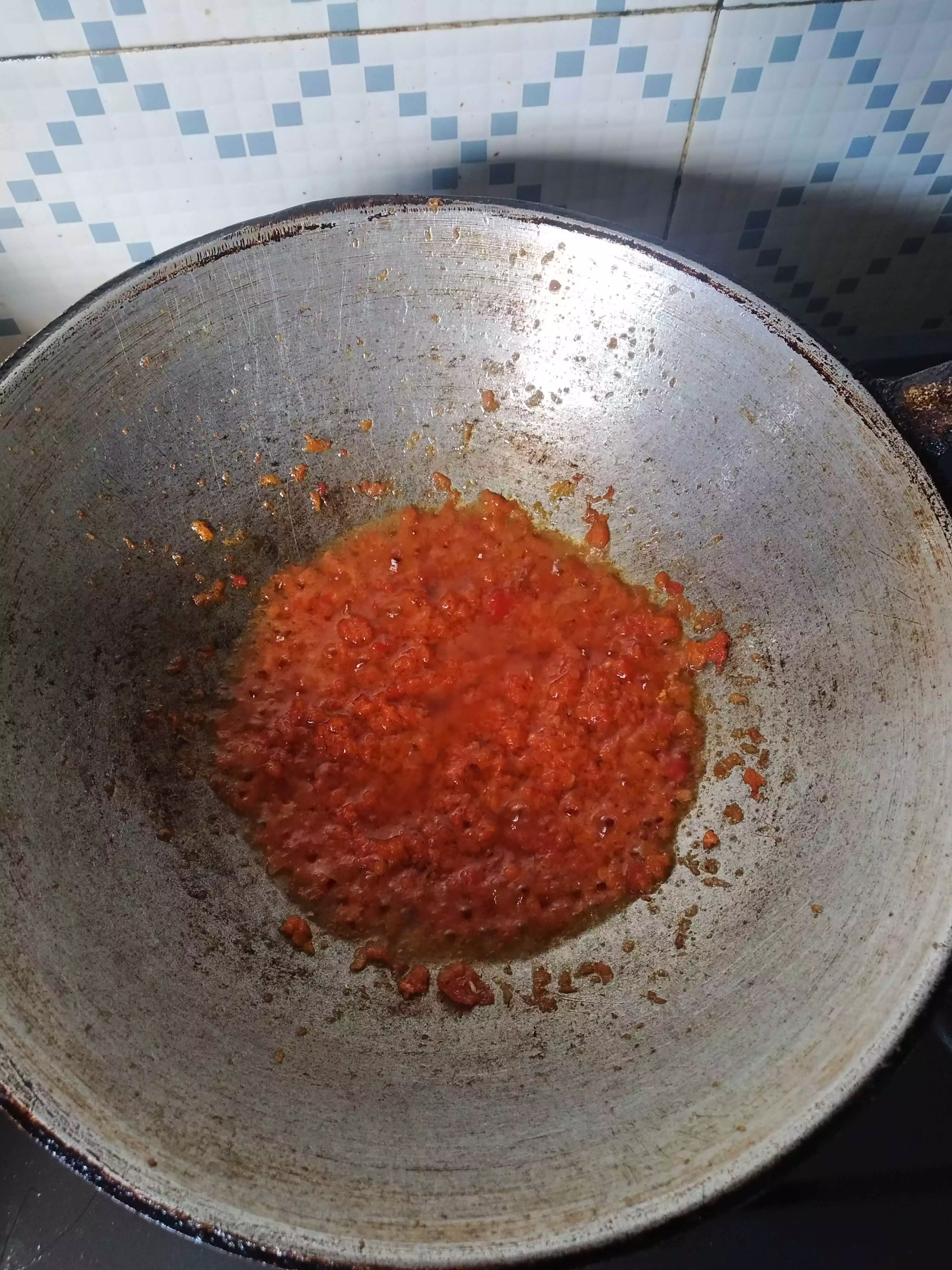 Step 2 Sambalado Karupuak Jangek