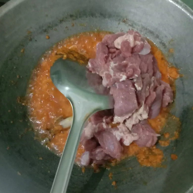Step 3 Kalio Daging