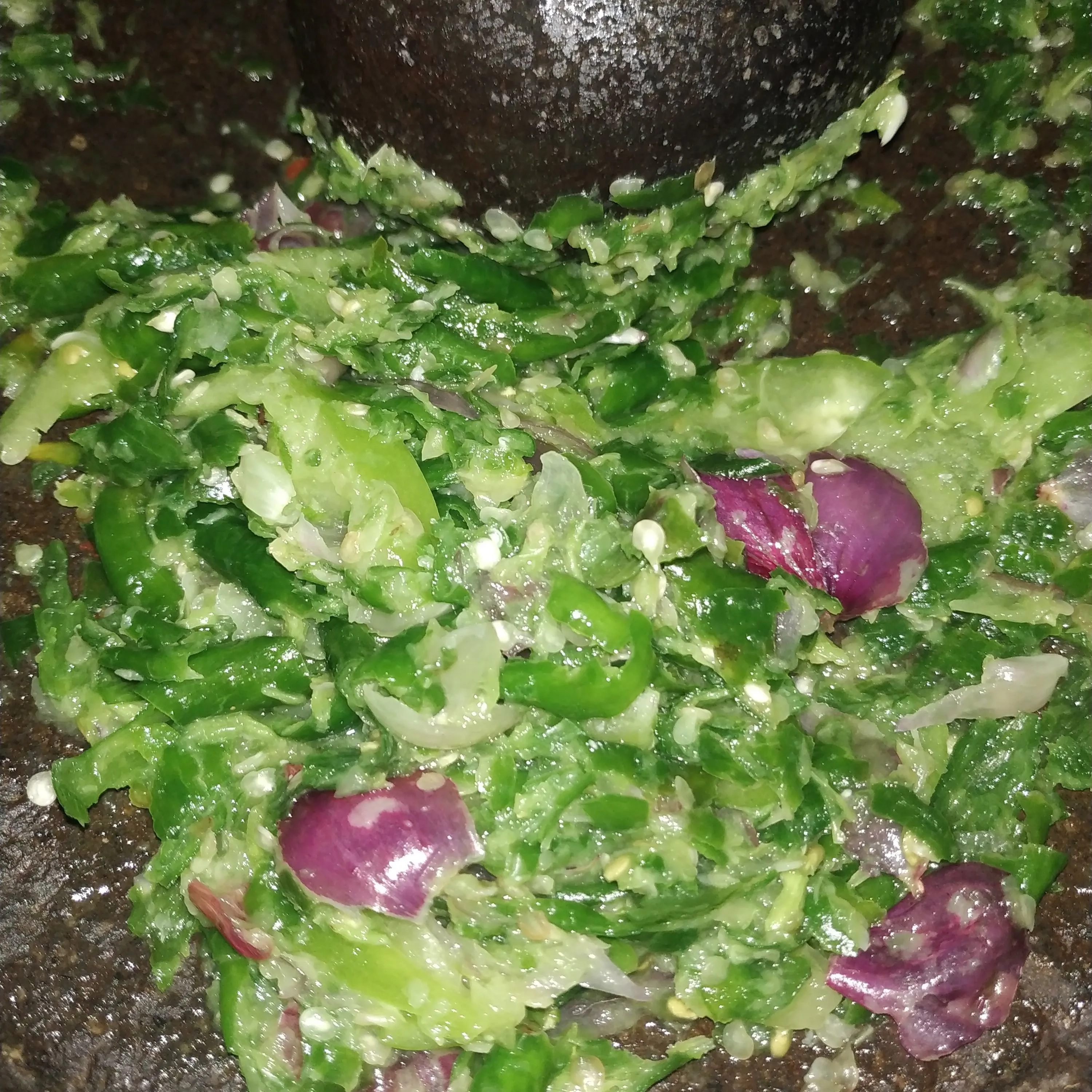 Step 3 Ayam Goreng Lado Ijo