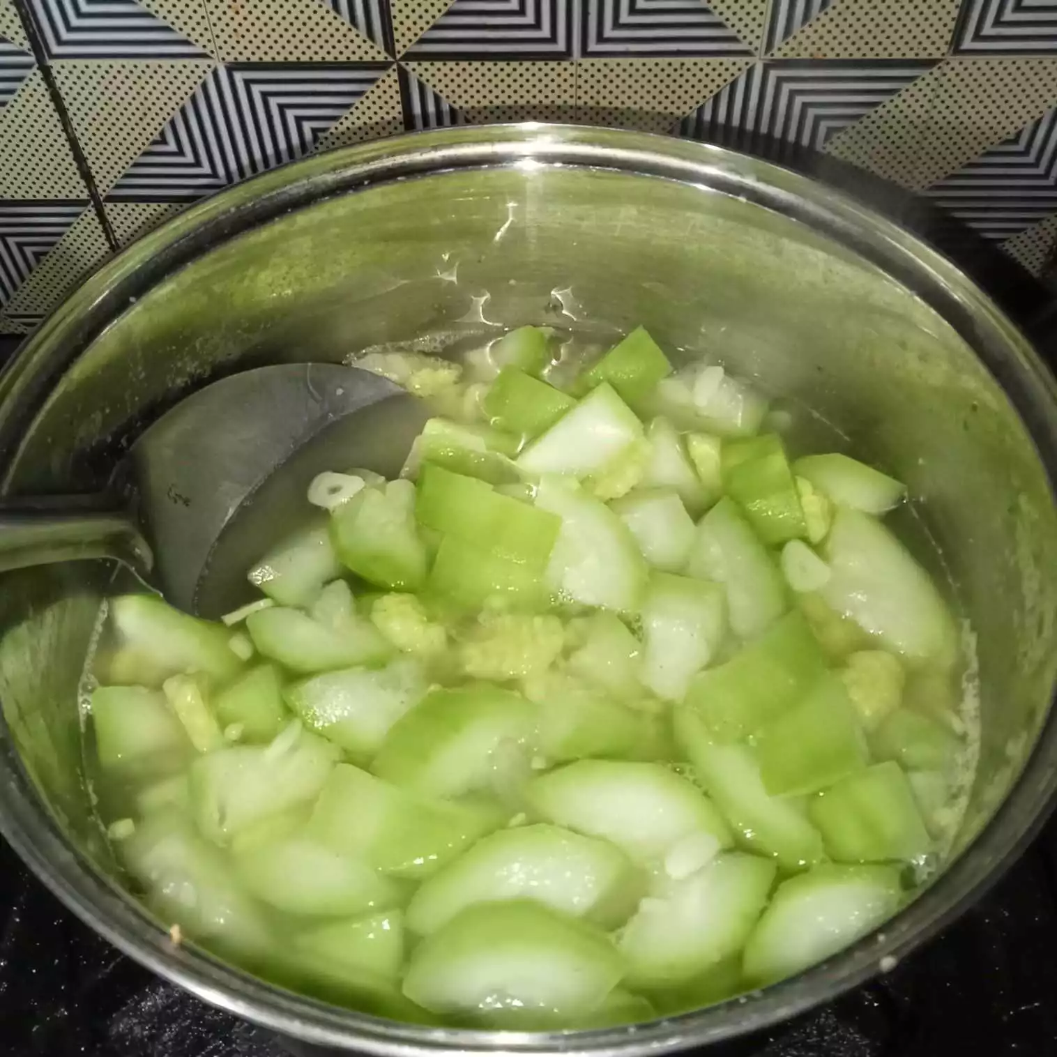 Step 5 Bening Labu Air dan Putren