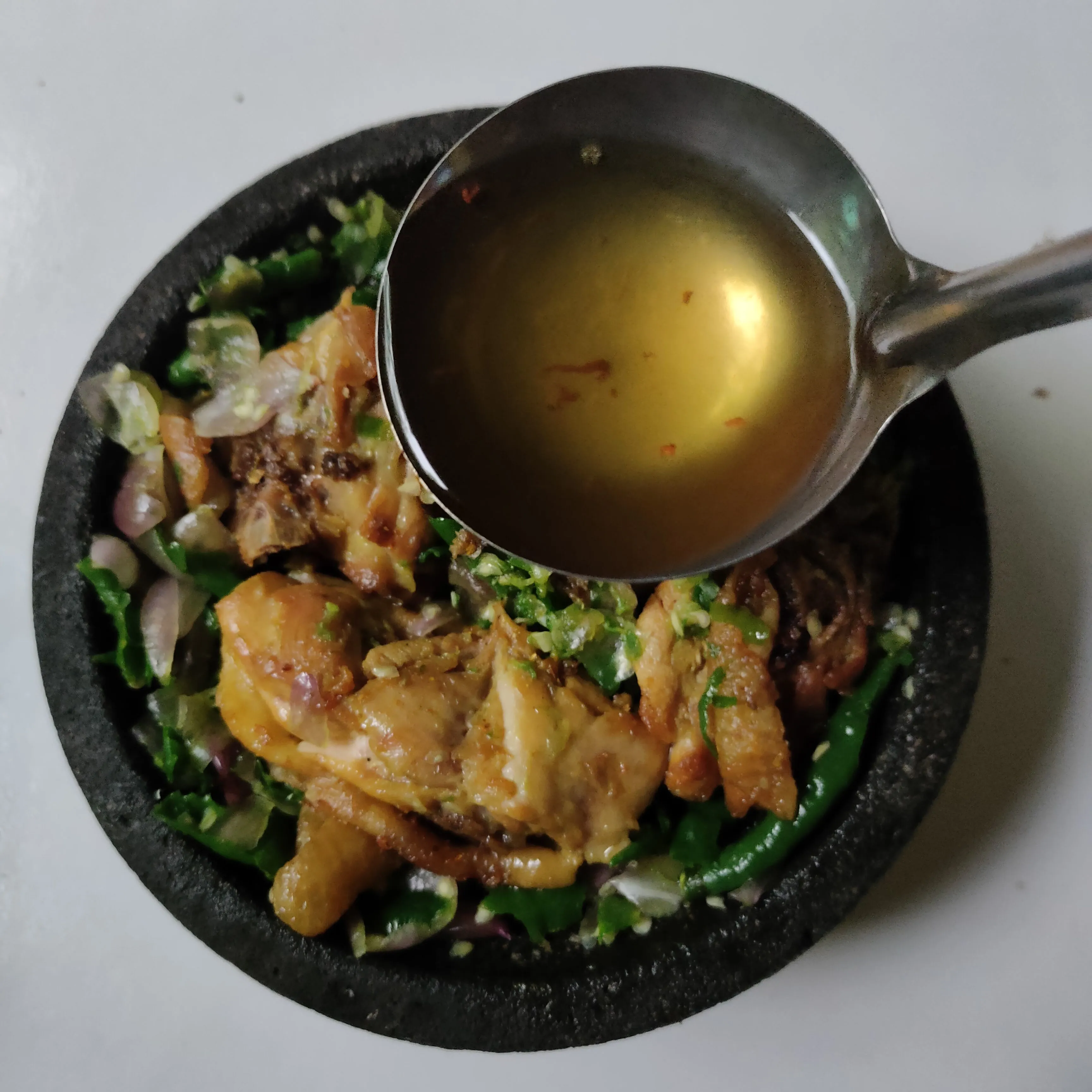 Step 10 Ayam Batokok Lado Mudo