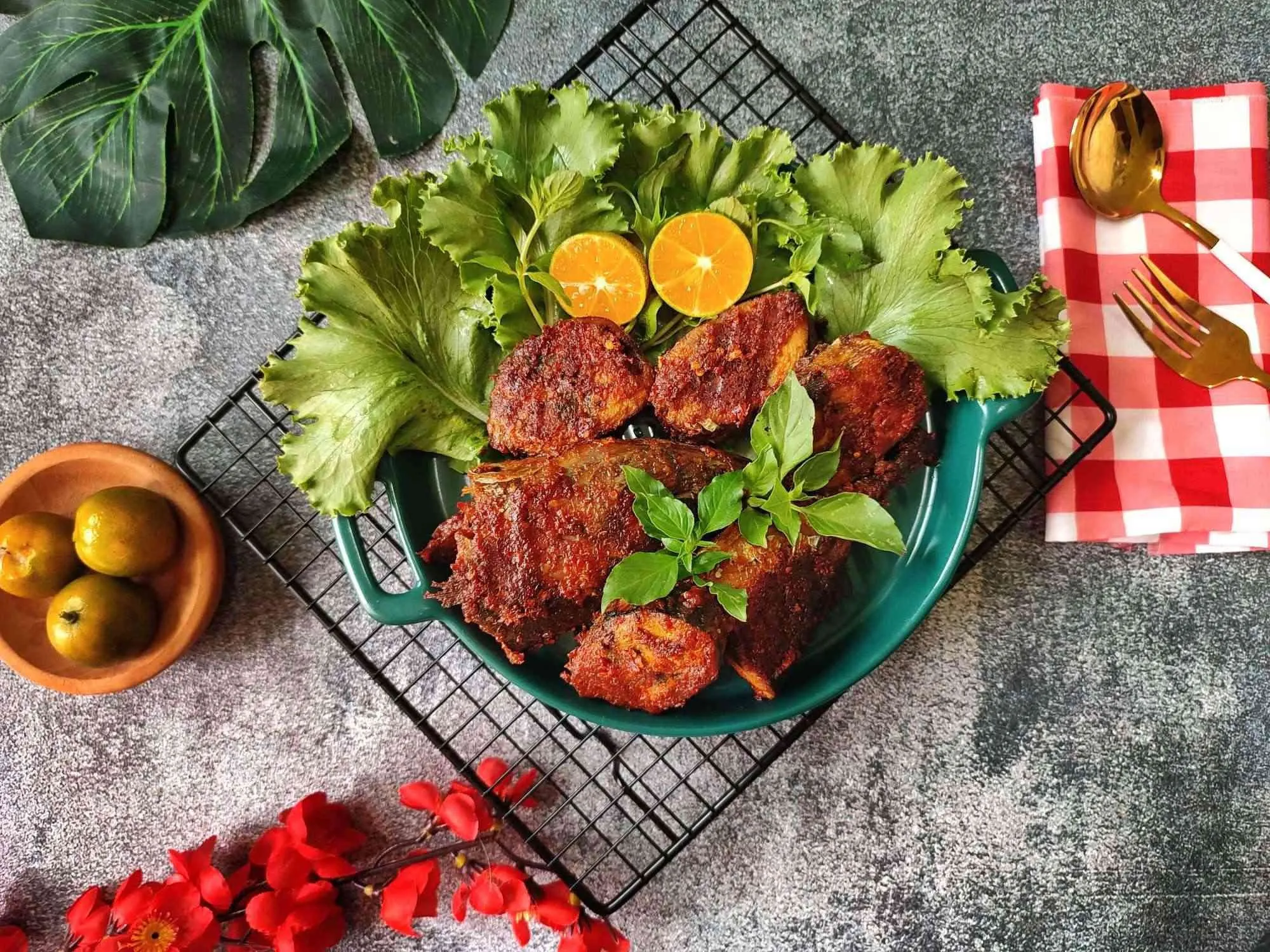 Ikan Tongkol Bakar Bumbu Santan