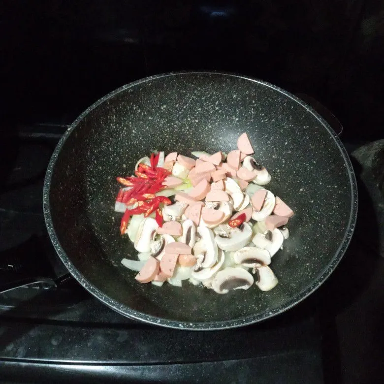 Step 3 Spaghetti Aglio Oleo