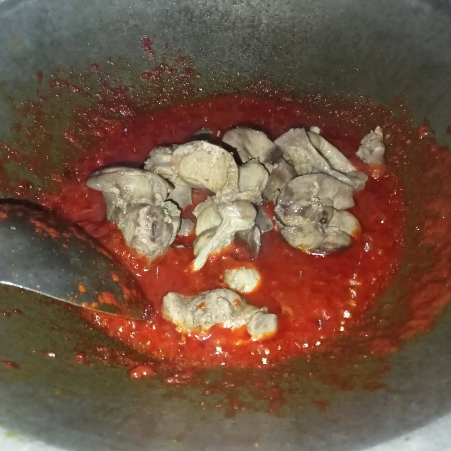 Step 3 Hati Ampela Bumbu Habang