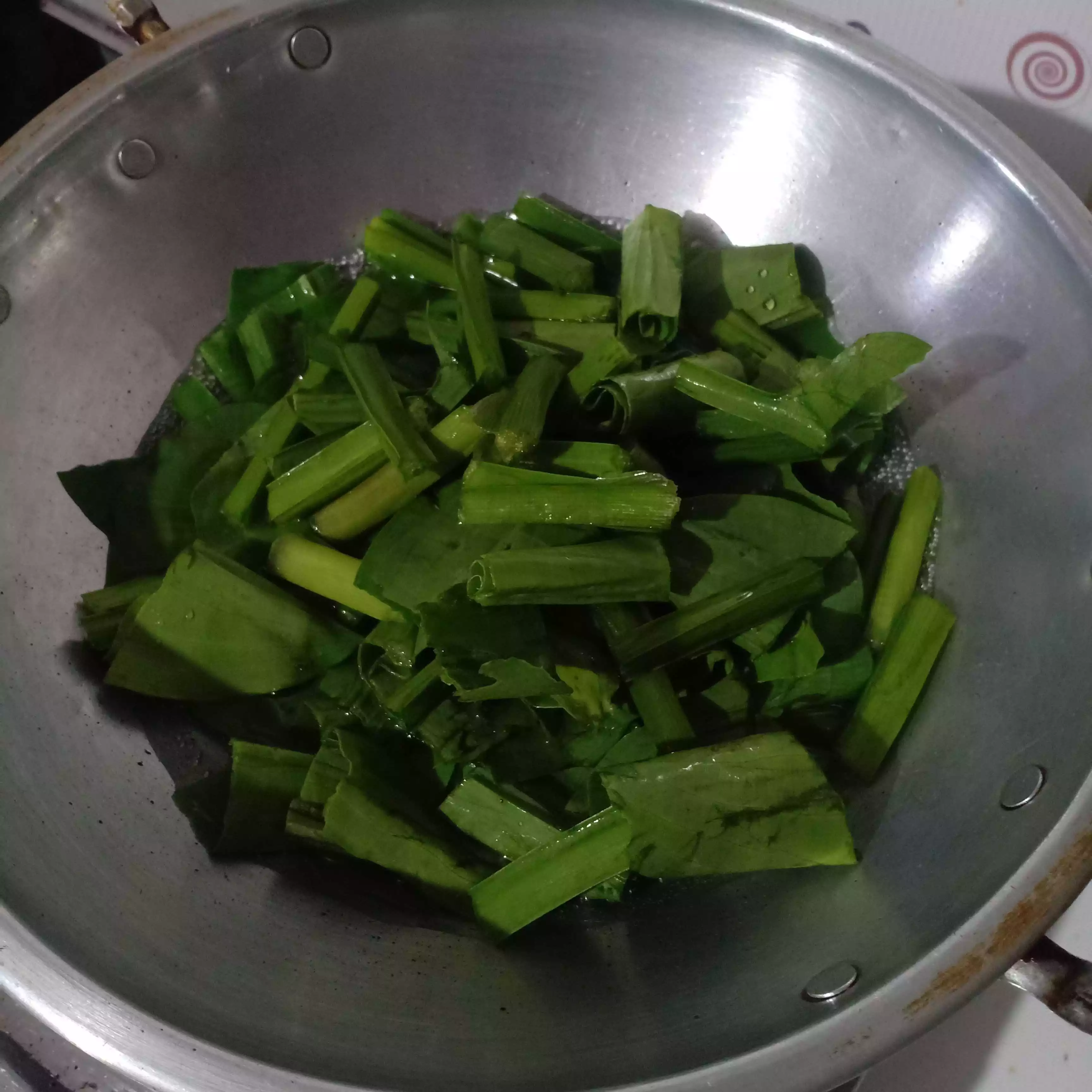 Step 1 Genjer Tumis Tauco