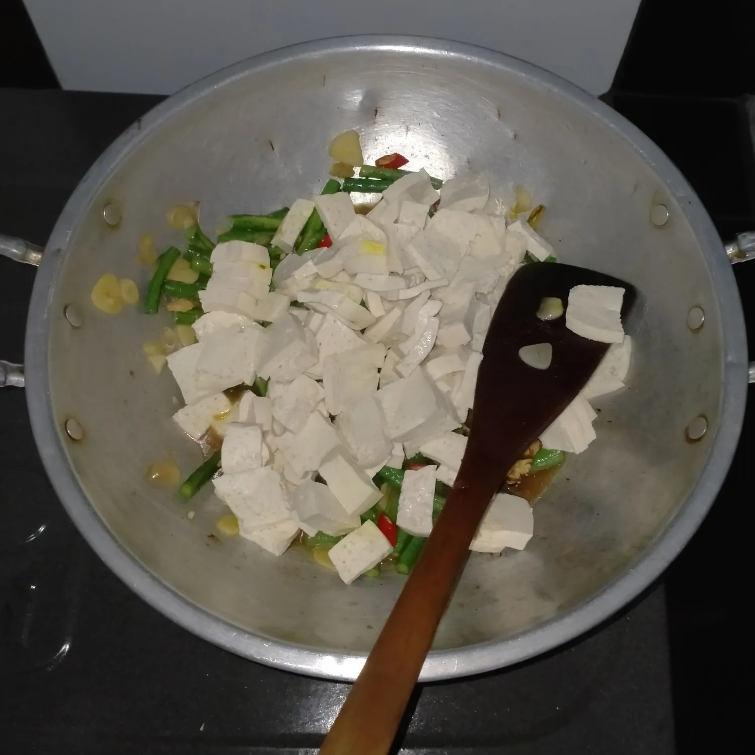 Step 6 Tumis Tahu Putih Mix Kacang Panjang