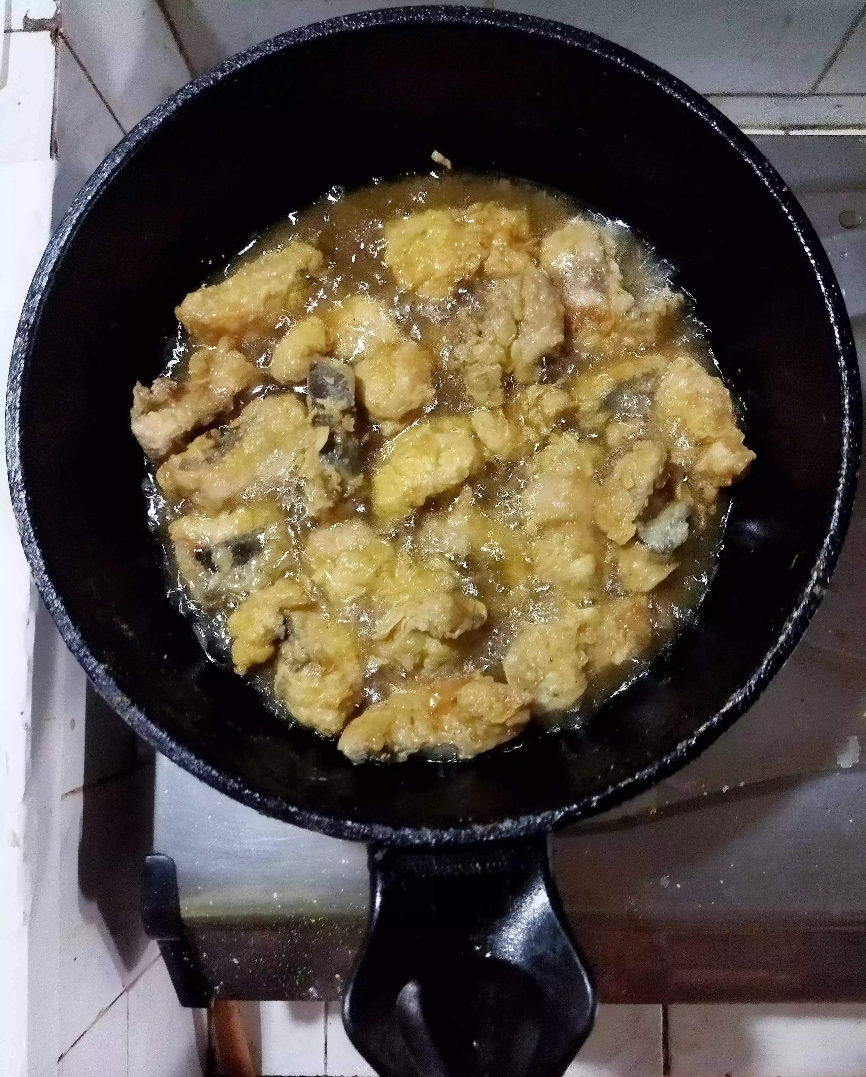 Step 5 Patin Crispy Saus Pedas
