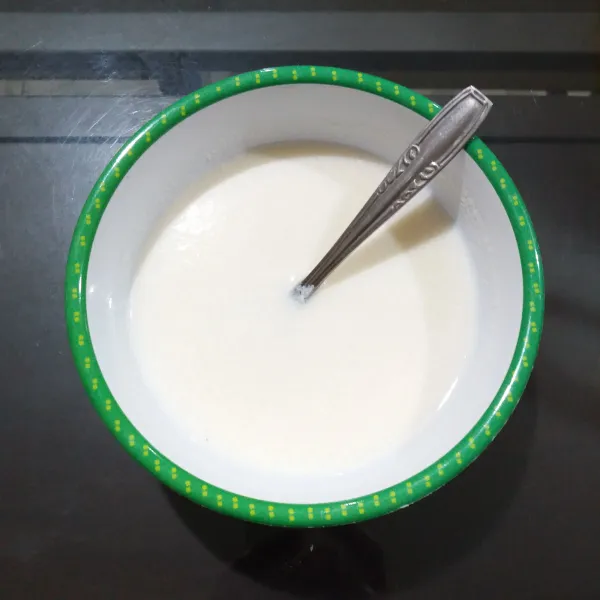 Butter milk : aduk rata fiber creme, air hangat, air lemon, diamkan hingga larutan pecah sekitar 15 menit.