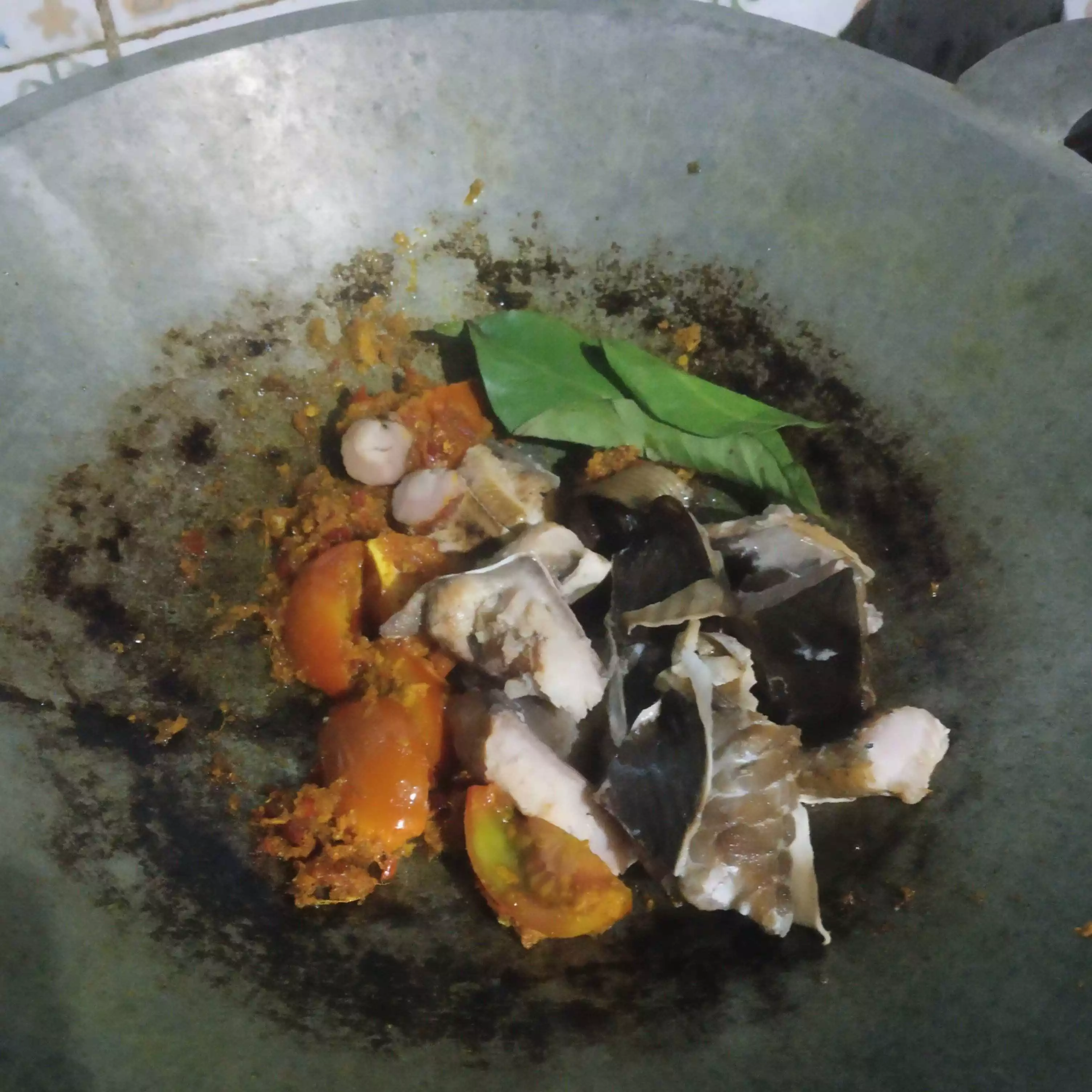 Step 3 Mungut Ikan Pari Asap