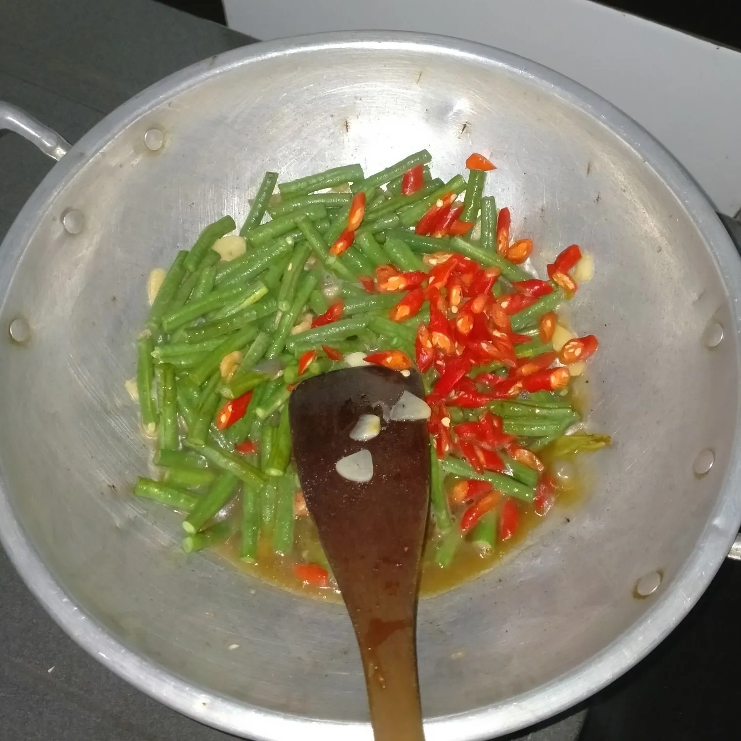 Step 5 Tumis Tahu Putih Mix Kacang Panjang