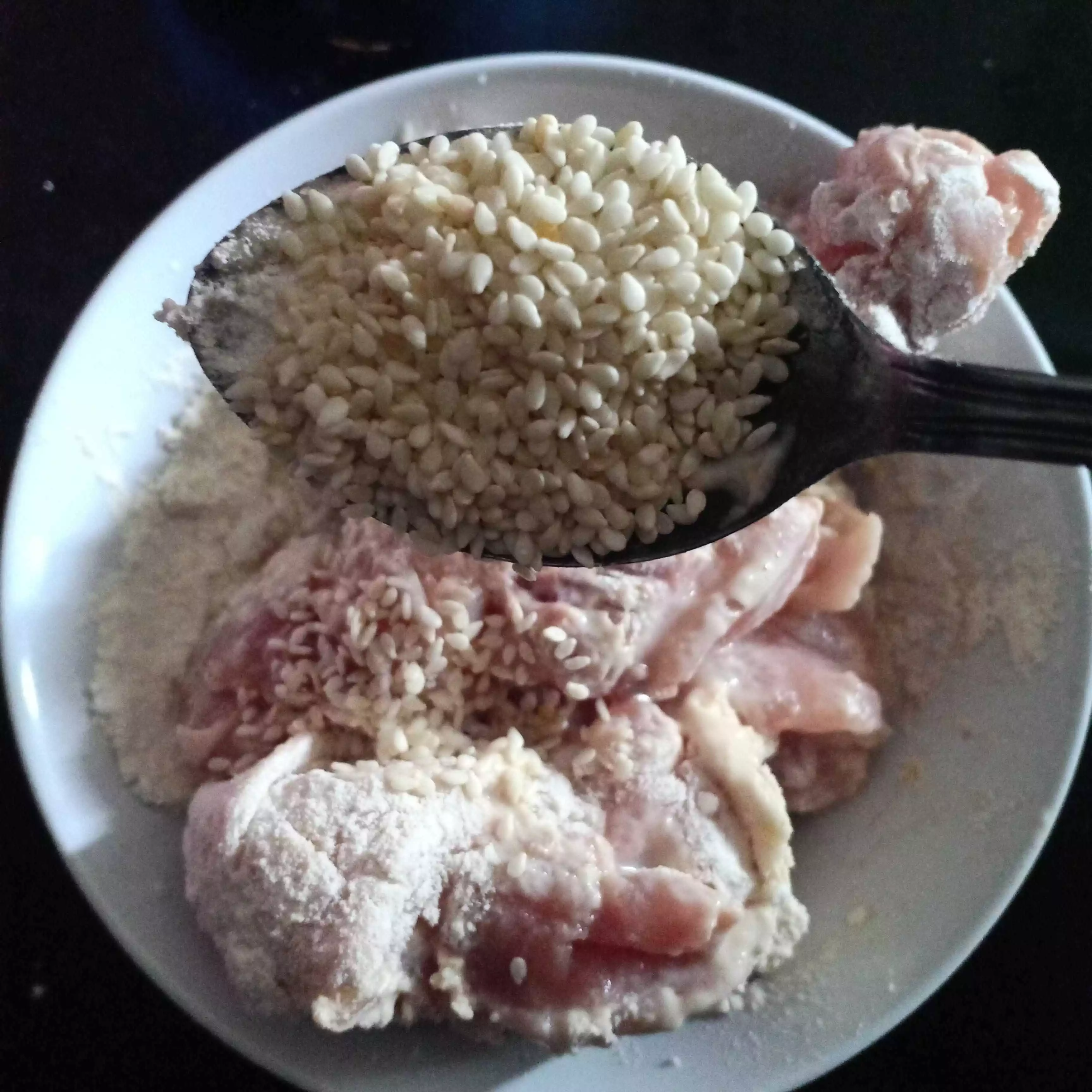 Step 3 Ayam Goreng Tepung Wijen