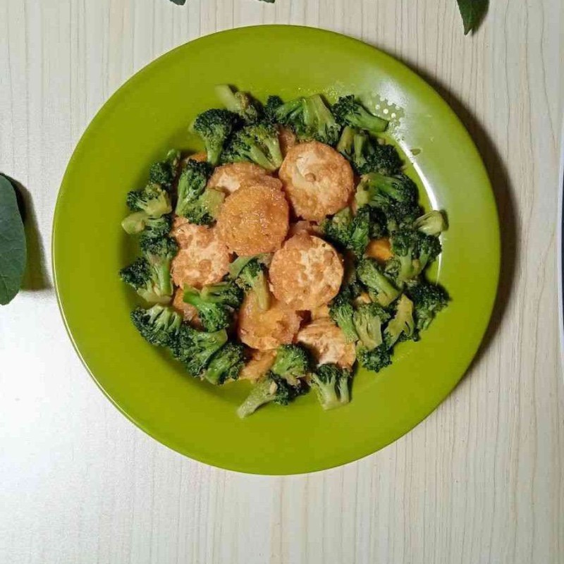 Cah Tofu Brokoli Saus Tiram 