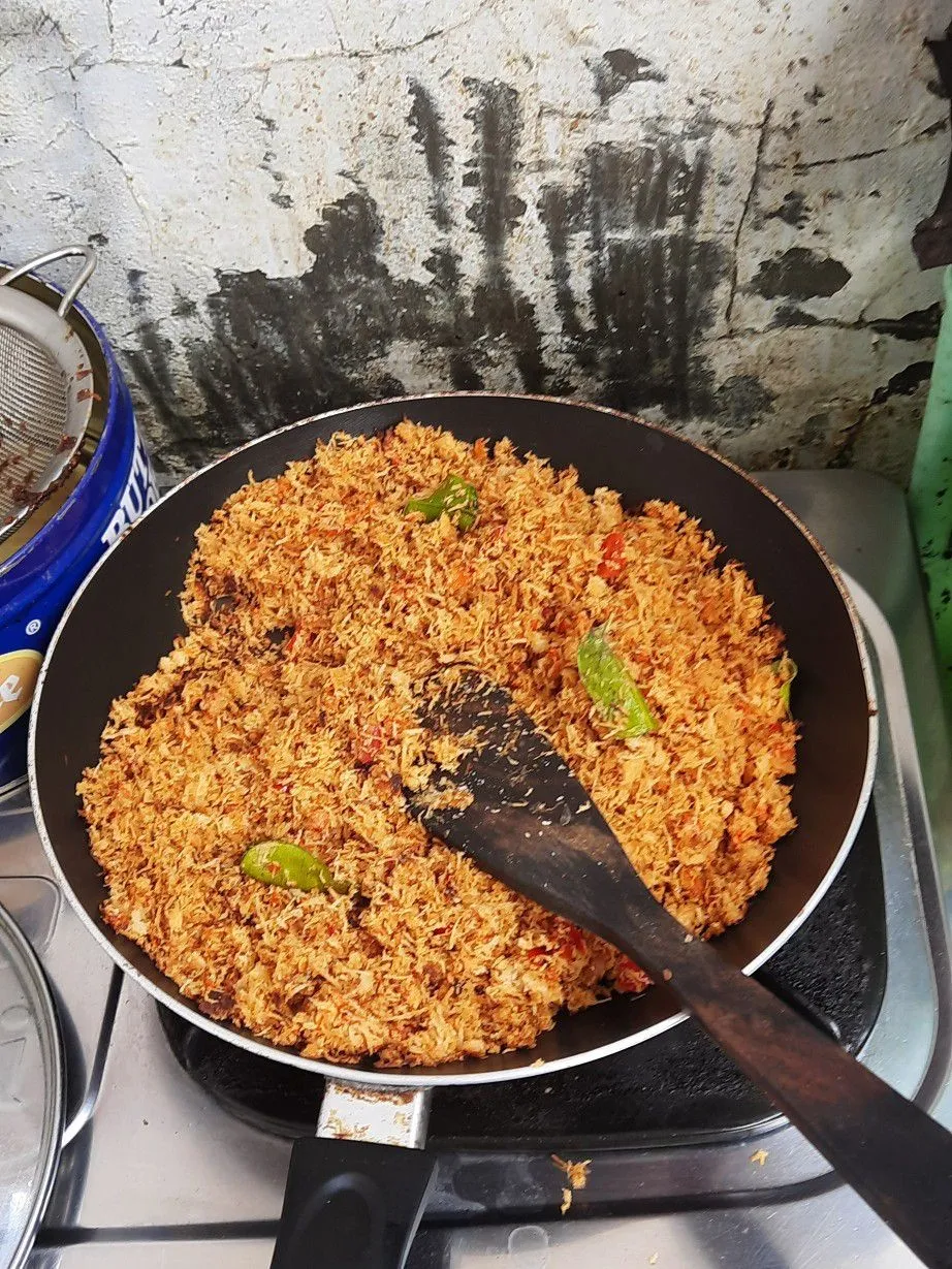 Step 4 Sambal Kelapa Pedas Manis