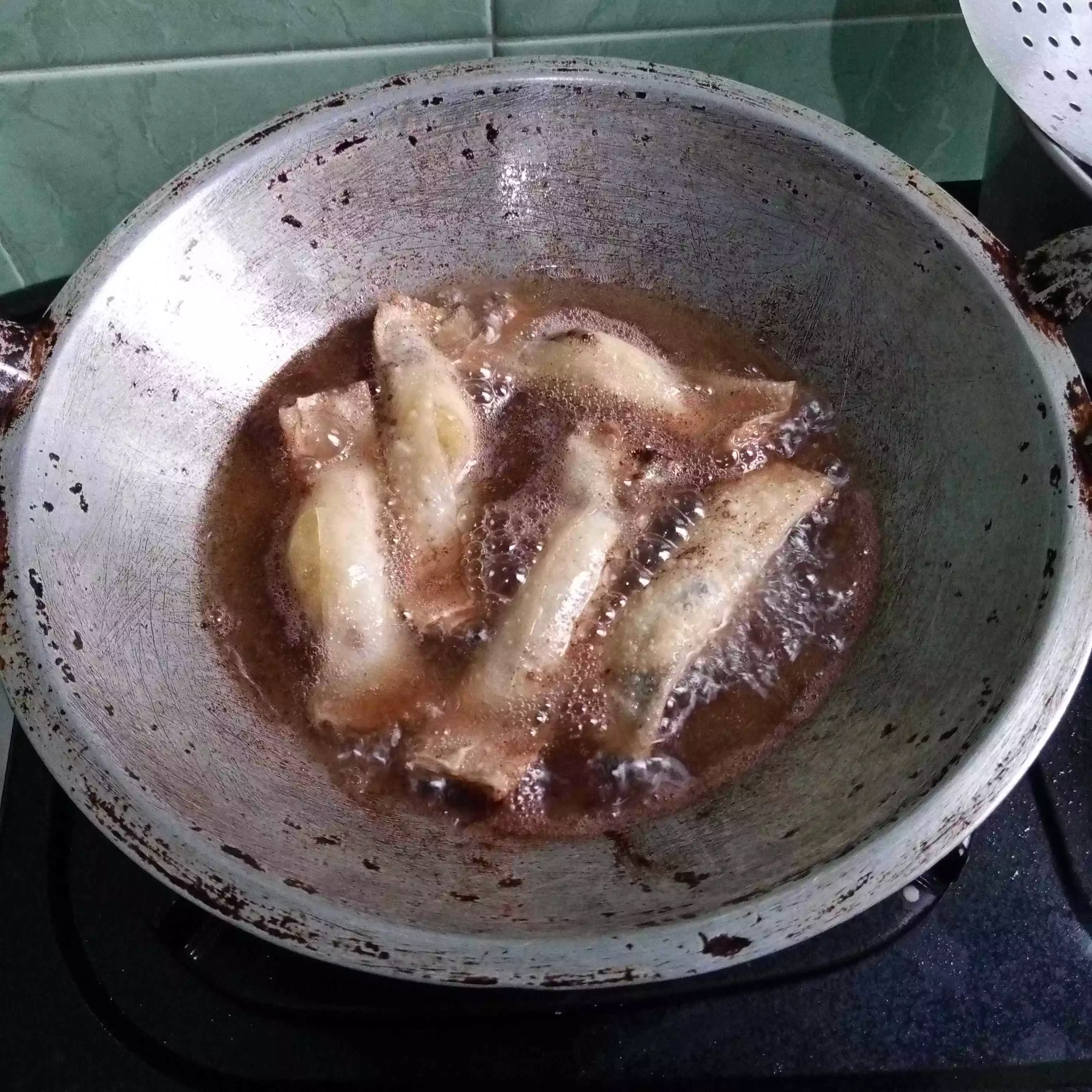 Step 5 Lumpia Tape Cokelat #JagoMasakApril
