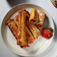 Strawberry Cheese Toast Rolls #JagoMasakApril