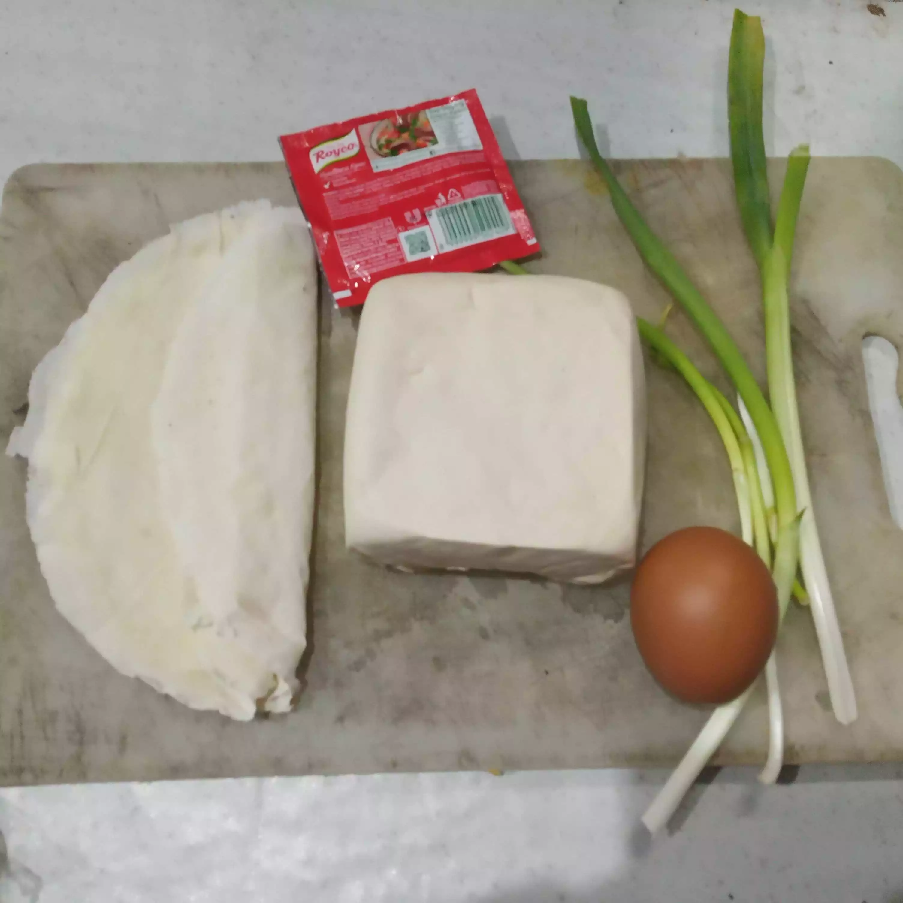Step 1 Martabak Tahu kulit lumpia #JagoMasakApril