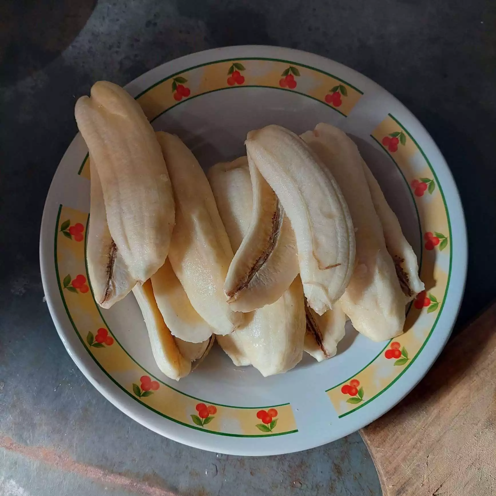Step 1 Pisang Goreng Margarin