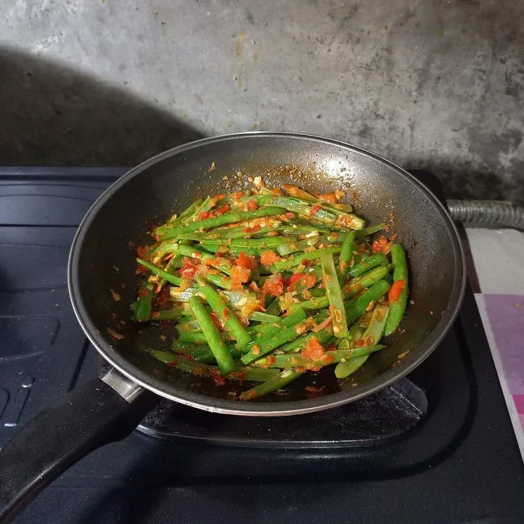 Step 5 Buncis Belacan