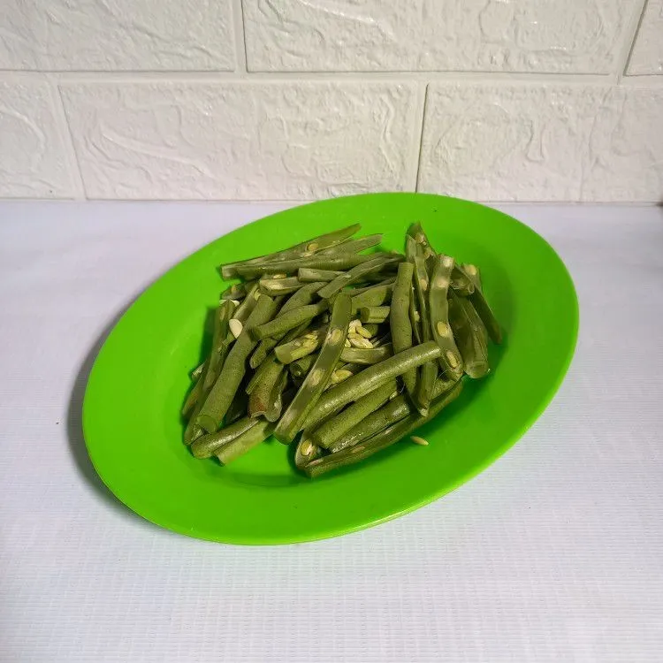 Step 1 Buncis Belacan