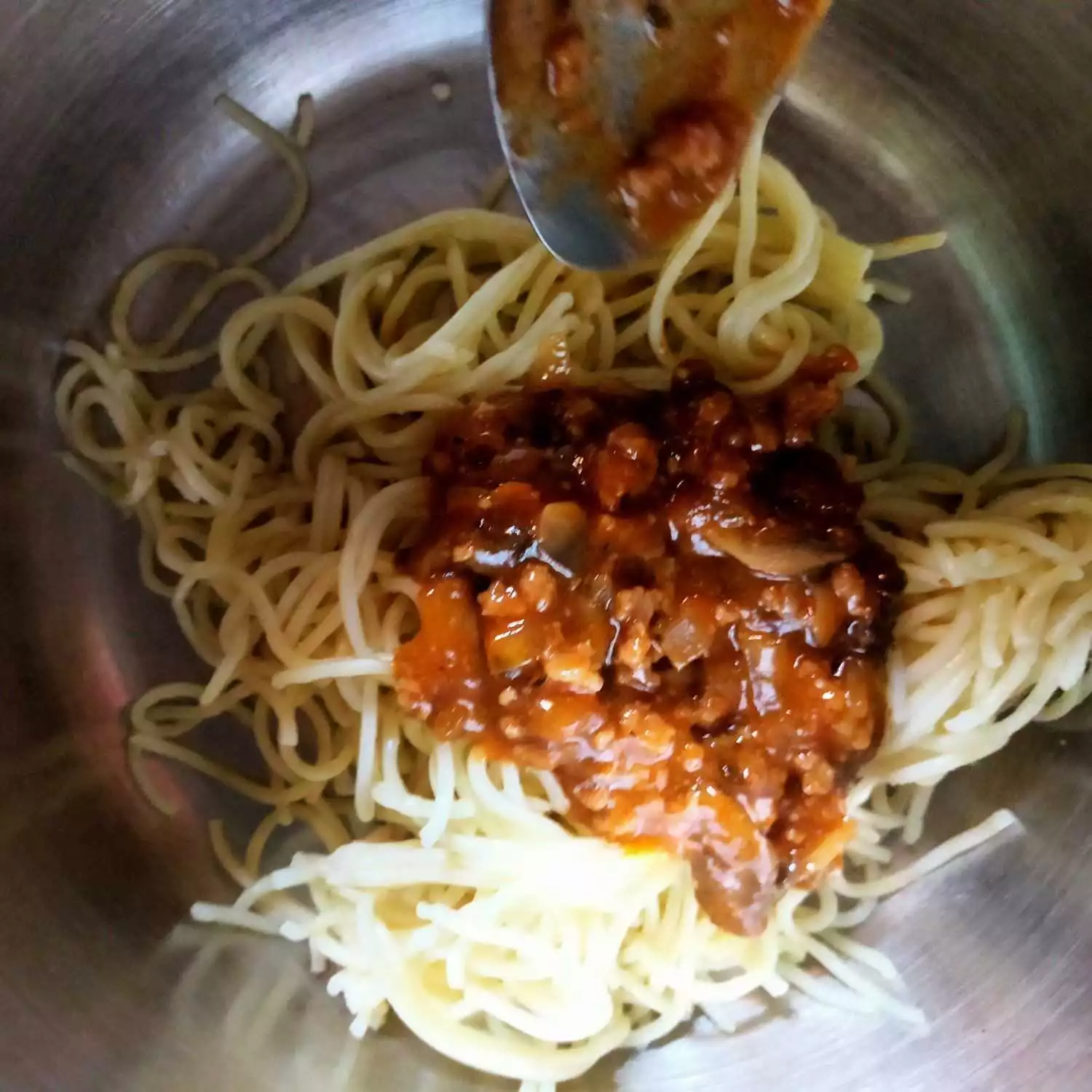 Step 2 Spaghetti Donat