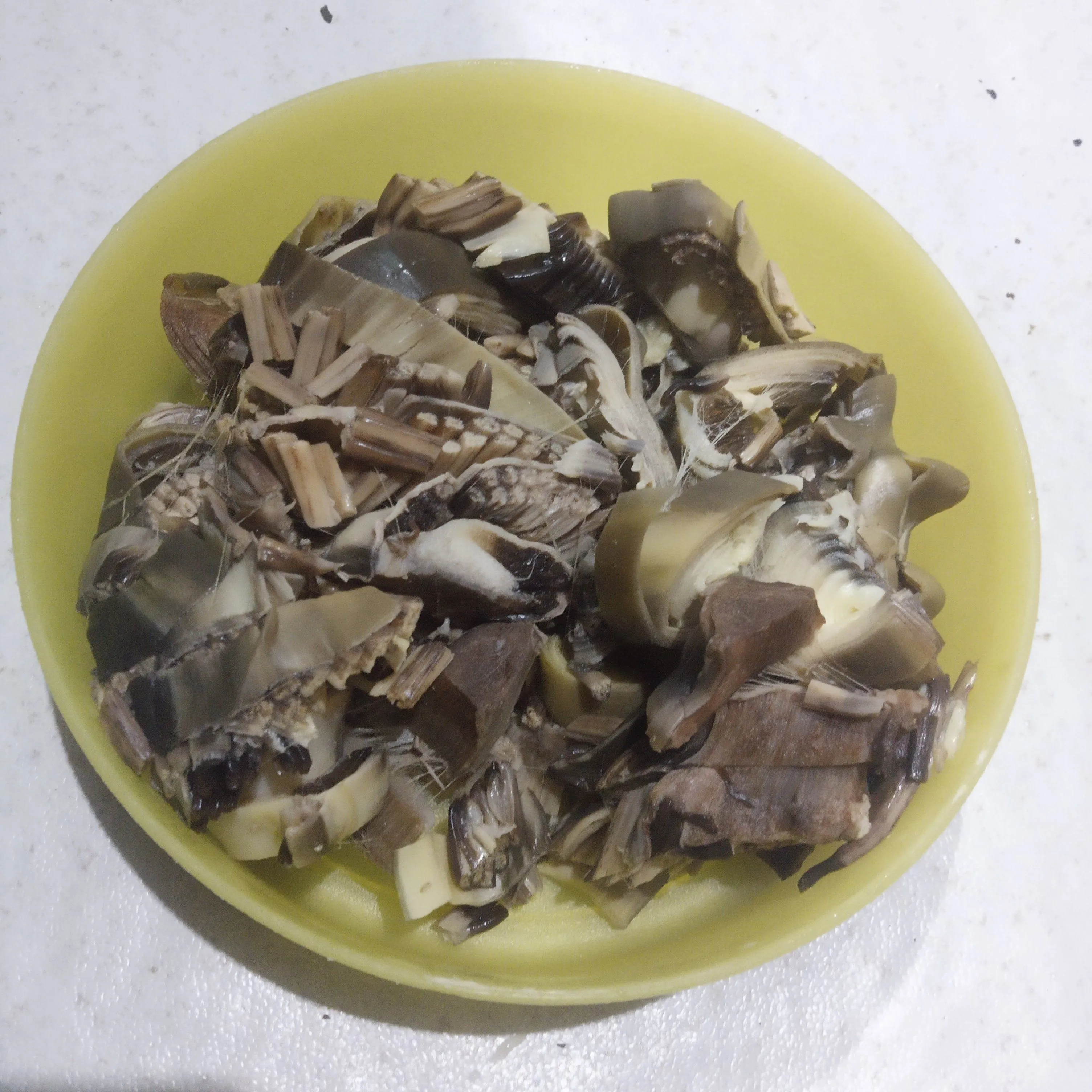 Step 1 Santan Jantung pisang