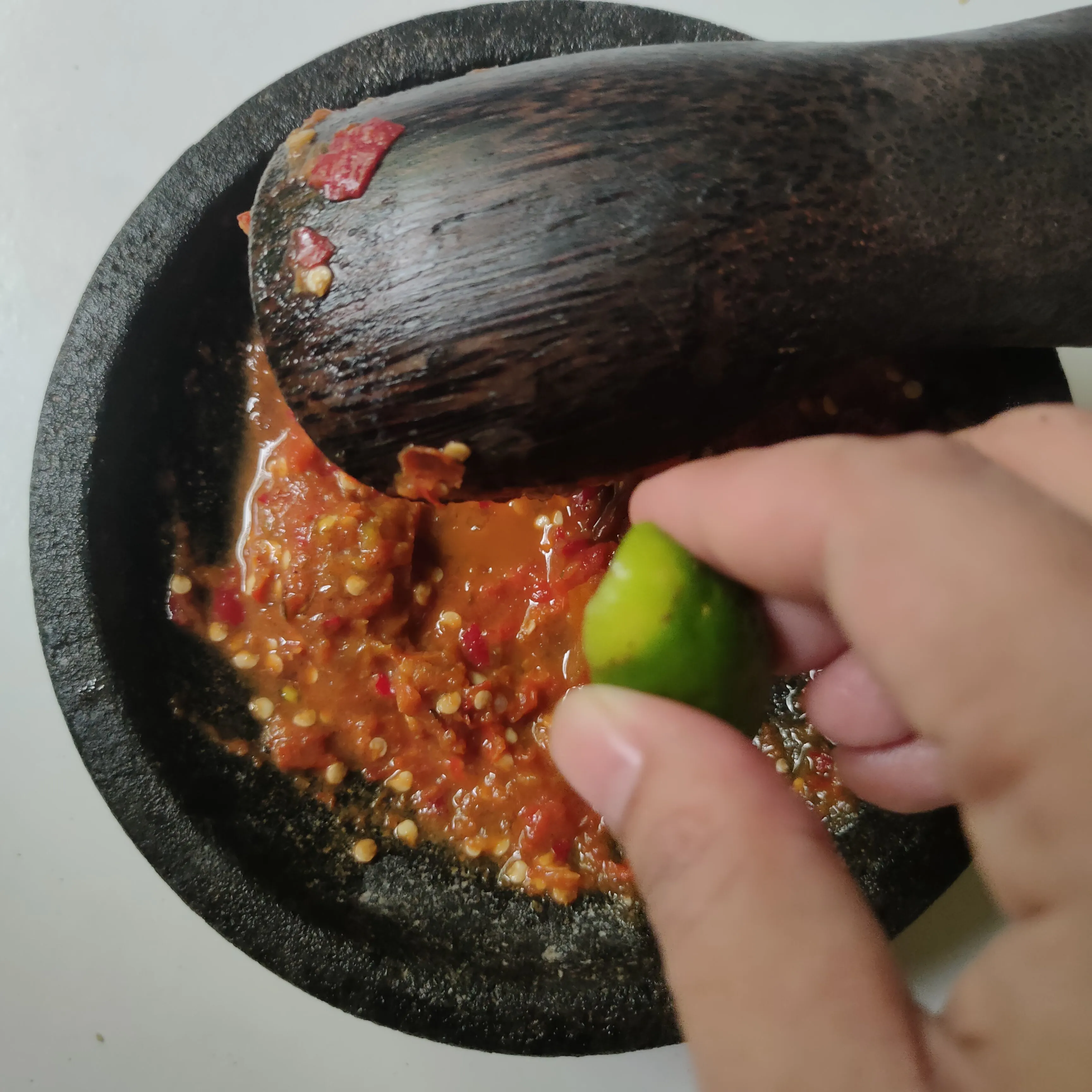 Step 5 Plecing Bayam