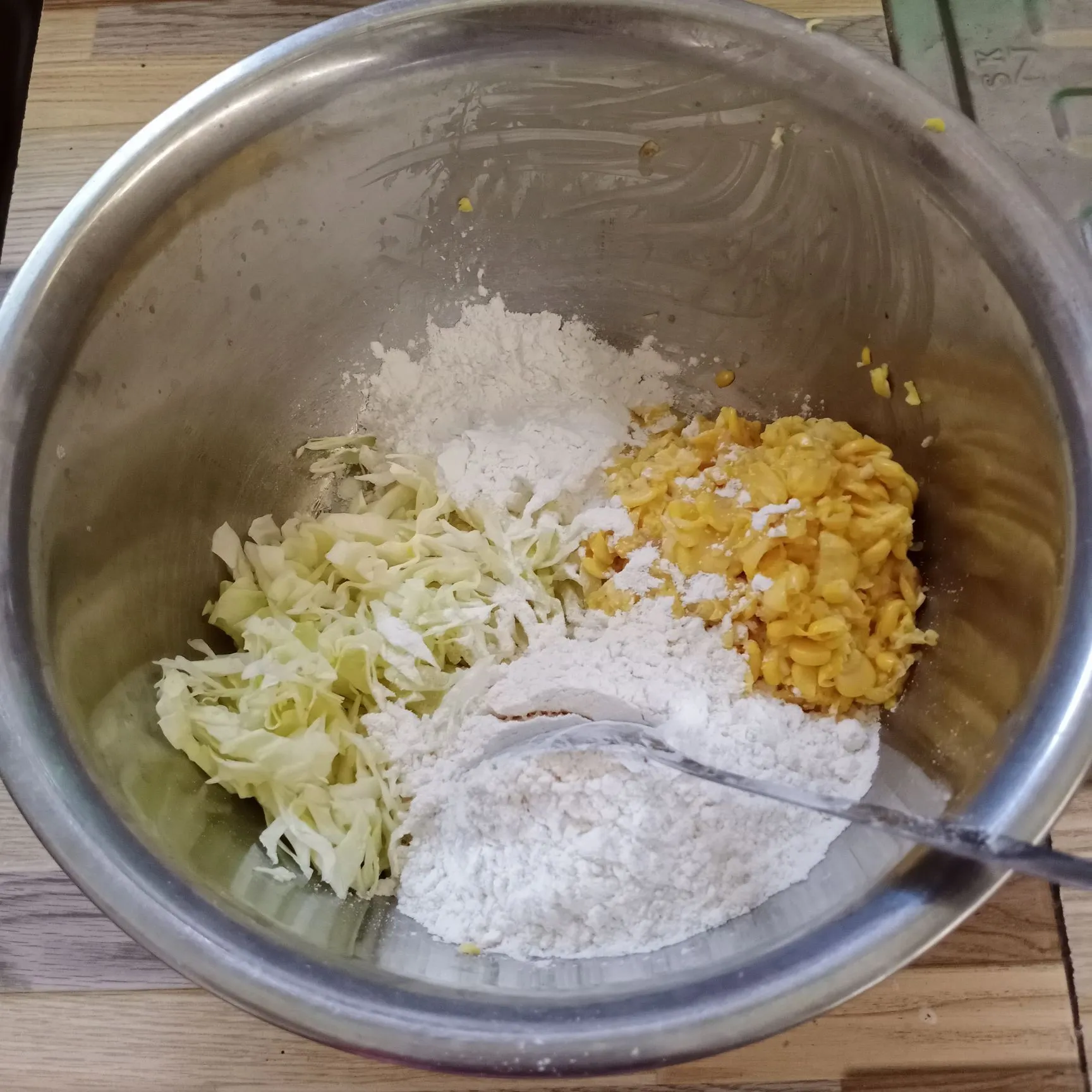 Step 4 Bakwan Jagung Kol #JagoMasakApril