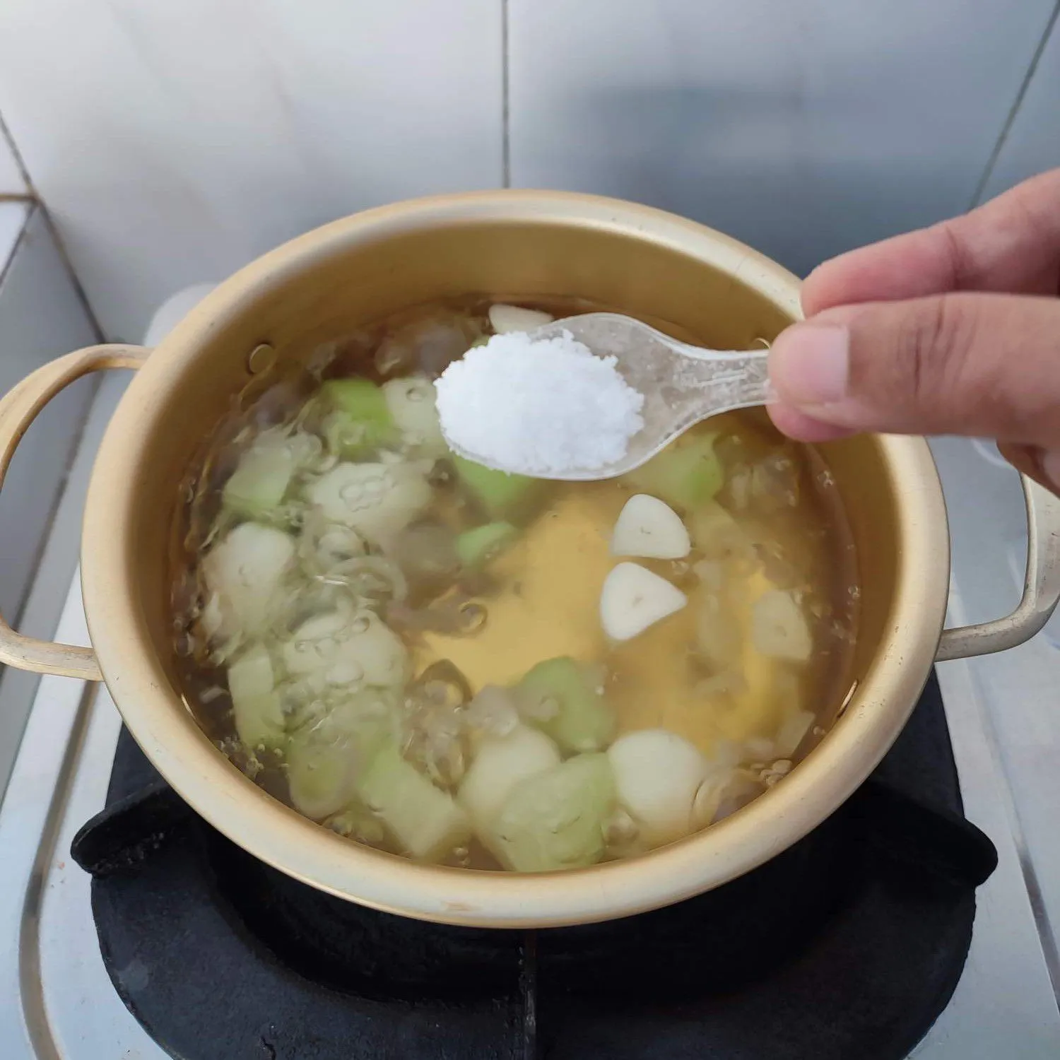 Step 4 Sayur Bening Labu Siam Telur Puyuh