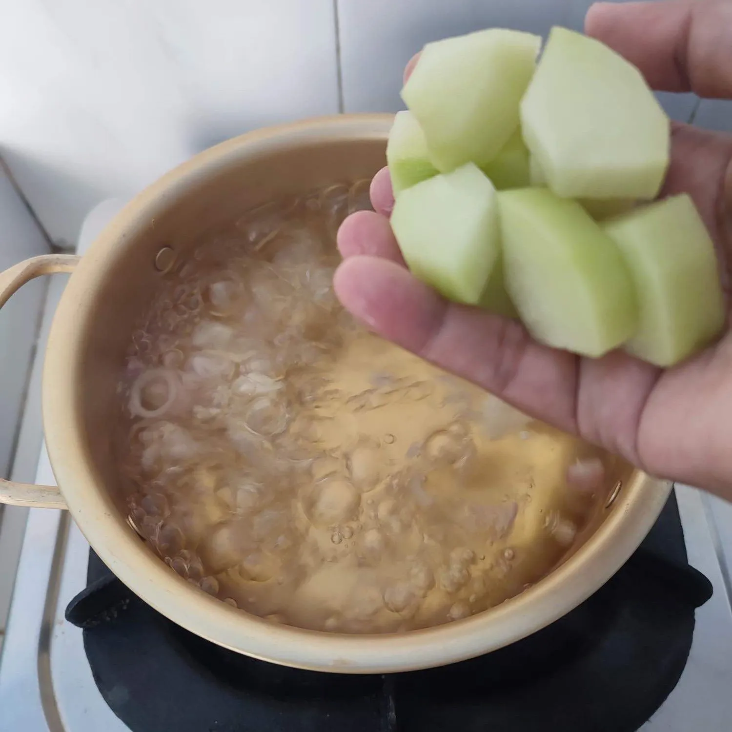 Step 2 Sayur Bening Labu Siam Telur Puyuh