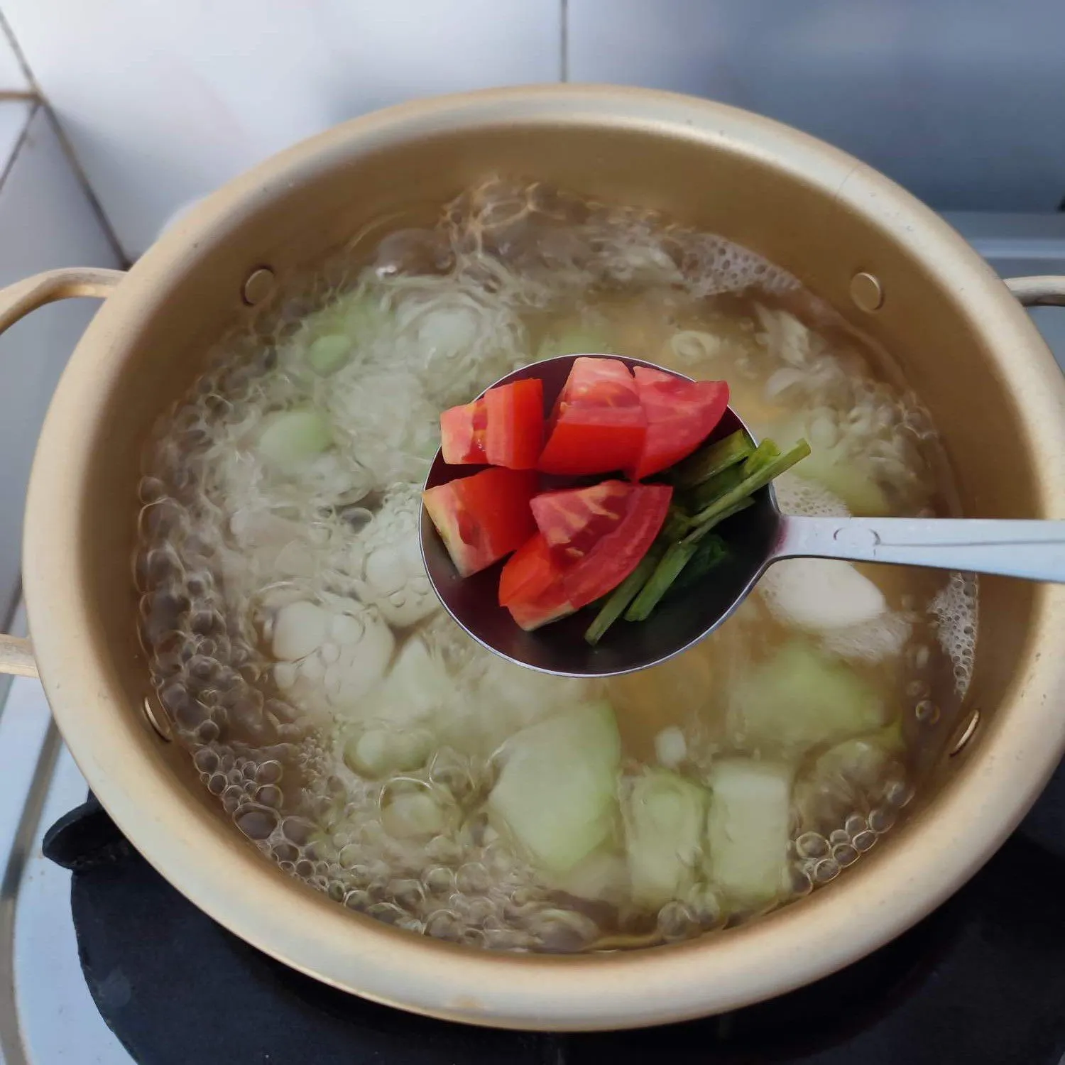 Step 5 Sayur Bening Labu Siam Telur Puyuh