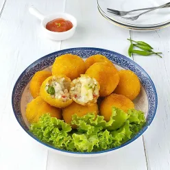 Bola-Bola Nasi Sosis Ayam #JagoMasakApril