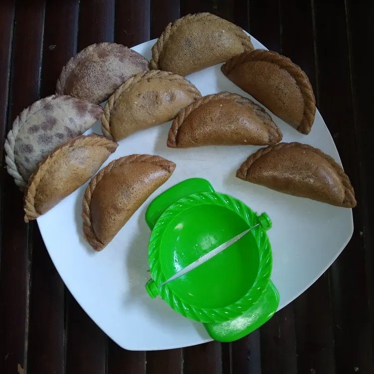 Step 6 Dadar Isi Keju