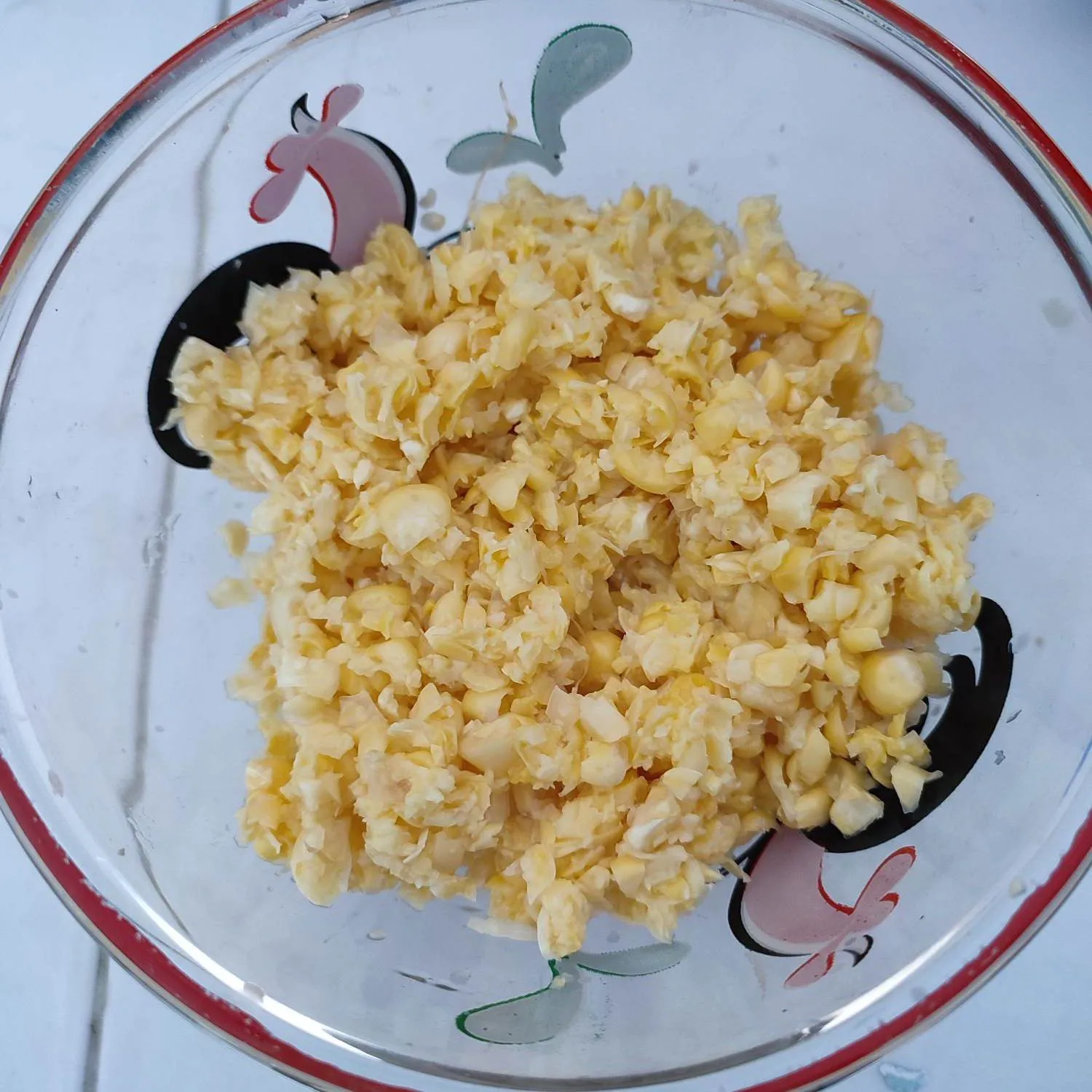 Step 1 Bakwan Jagung Sosis #JagoMasakApril