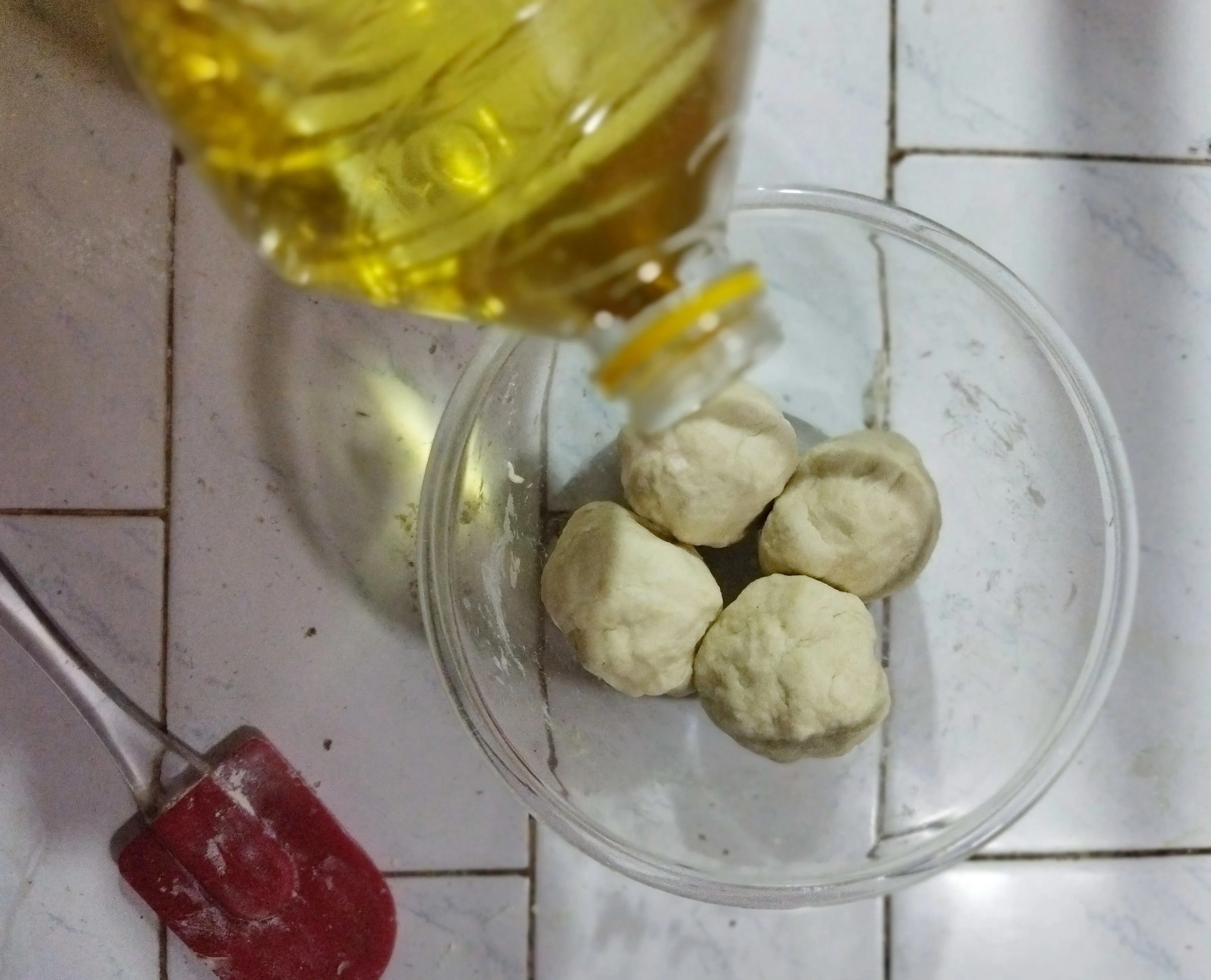 Step 1 Martabak Telur Isi Ayam Jamur